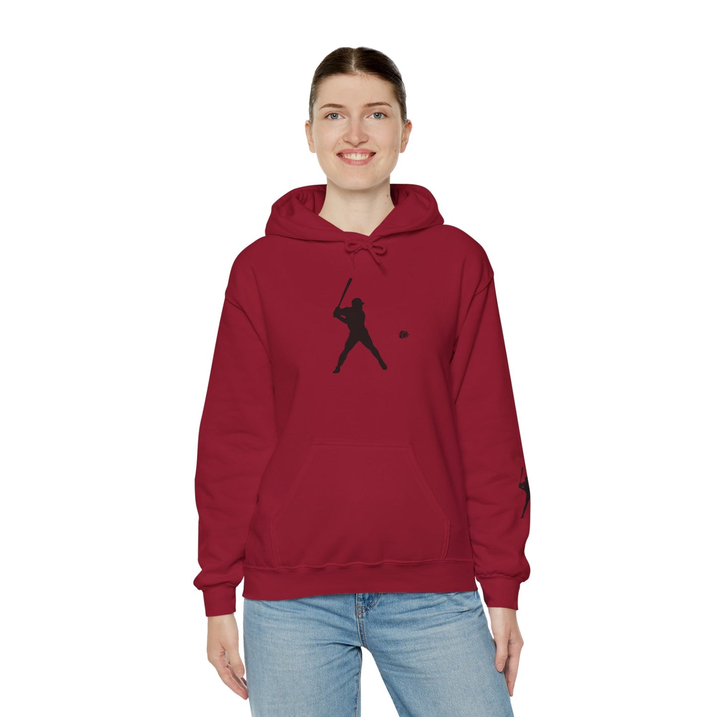 Baseball Themed Unisex Hoodie, Streetwear, Sports Fan Sweatshirt, Gift for Athletes, Casual Wear, Fall Fashion