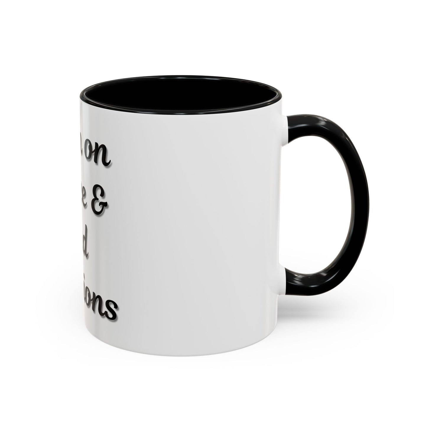 Funny Coffee Mug - "I Run on Coffee & Bad Decisions" - Perfect Gift for Coffee Lovers