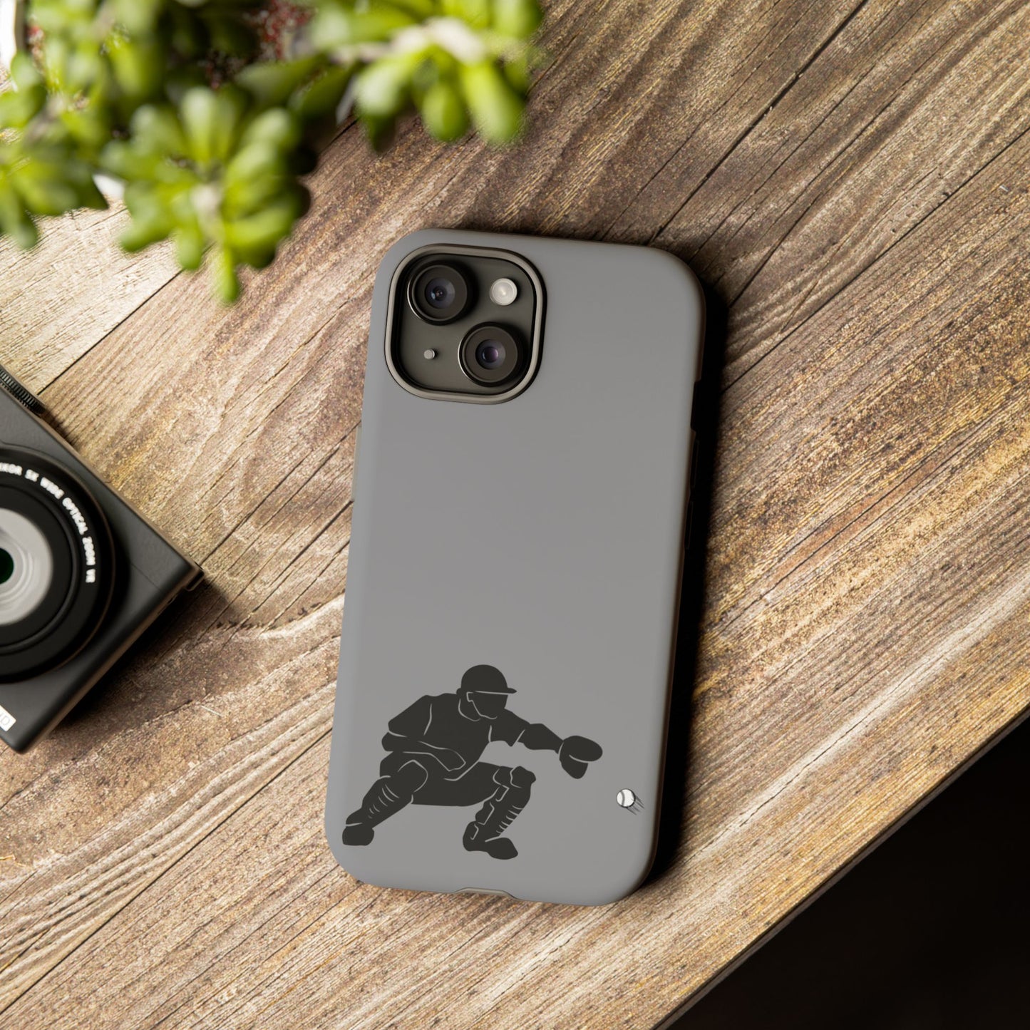 Baseball Catcher Phone Case - Tough Cases, Sports Phone Cover, Great for Athletes, Perfect Gift for Baseball Lovers, Unique Cell Phone Design