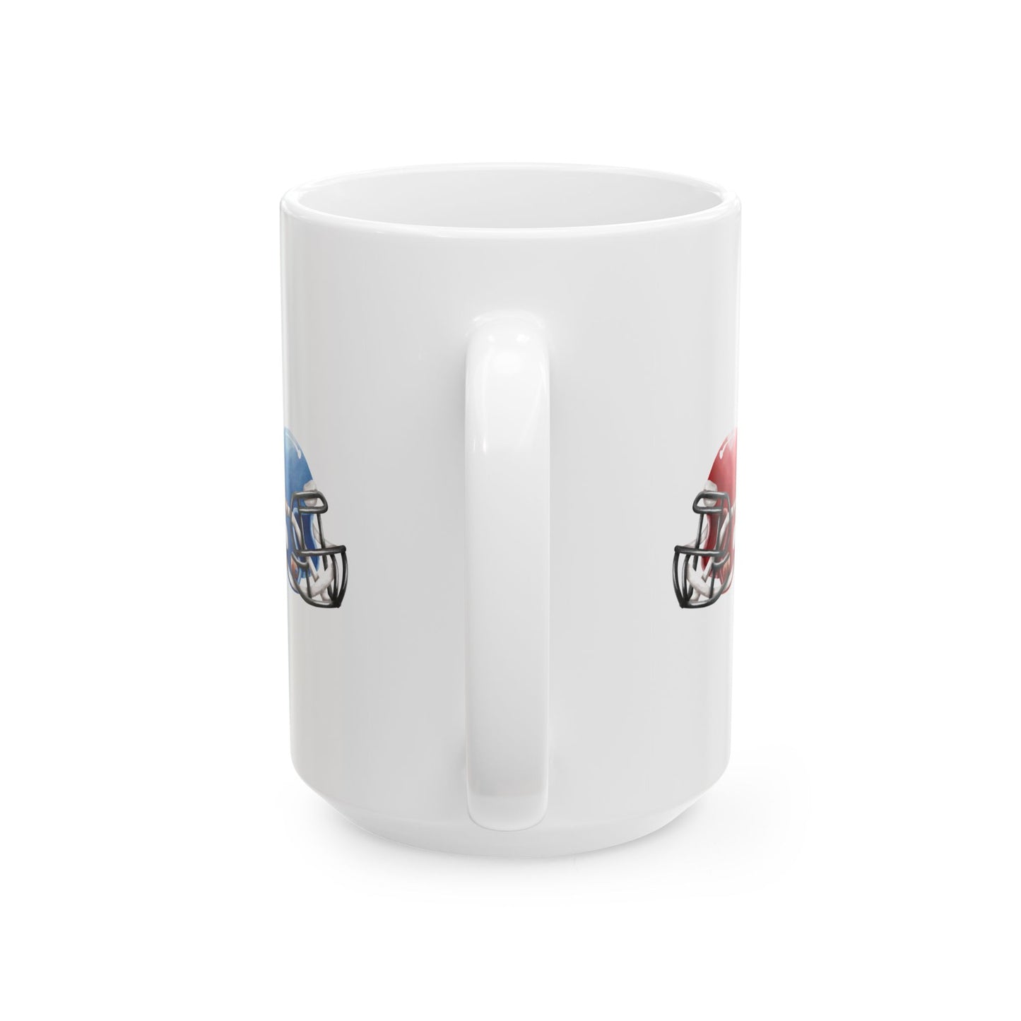 Football Fan Ceramic Mug | 11oz, 15oz | Perfect for Game Day, Sports Enthusiasts, Gifts, Tailgating, Team Celebration