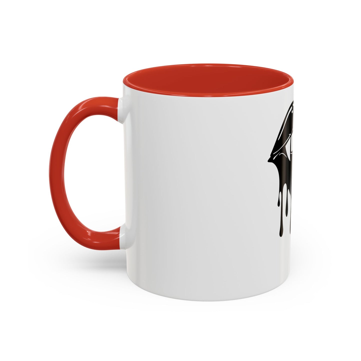 Vampire Lip Accent Coffee Mug - 11oz & 15oz - Unique Halloween Gift