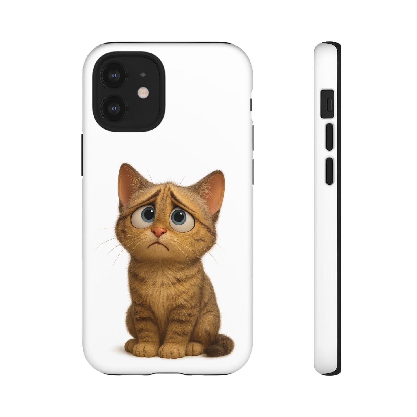 Cute Cat Phone Case, Funny Kitty Case, Animal Lover Gift, Cat Lover Accessory, Unique Cat Design Case, Pet Mom Gift