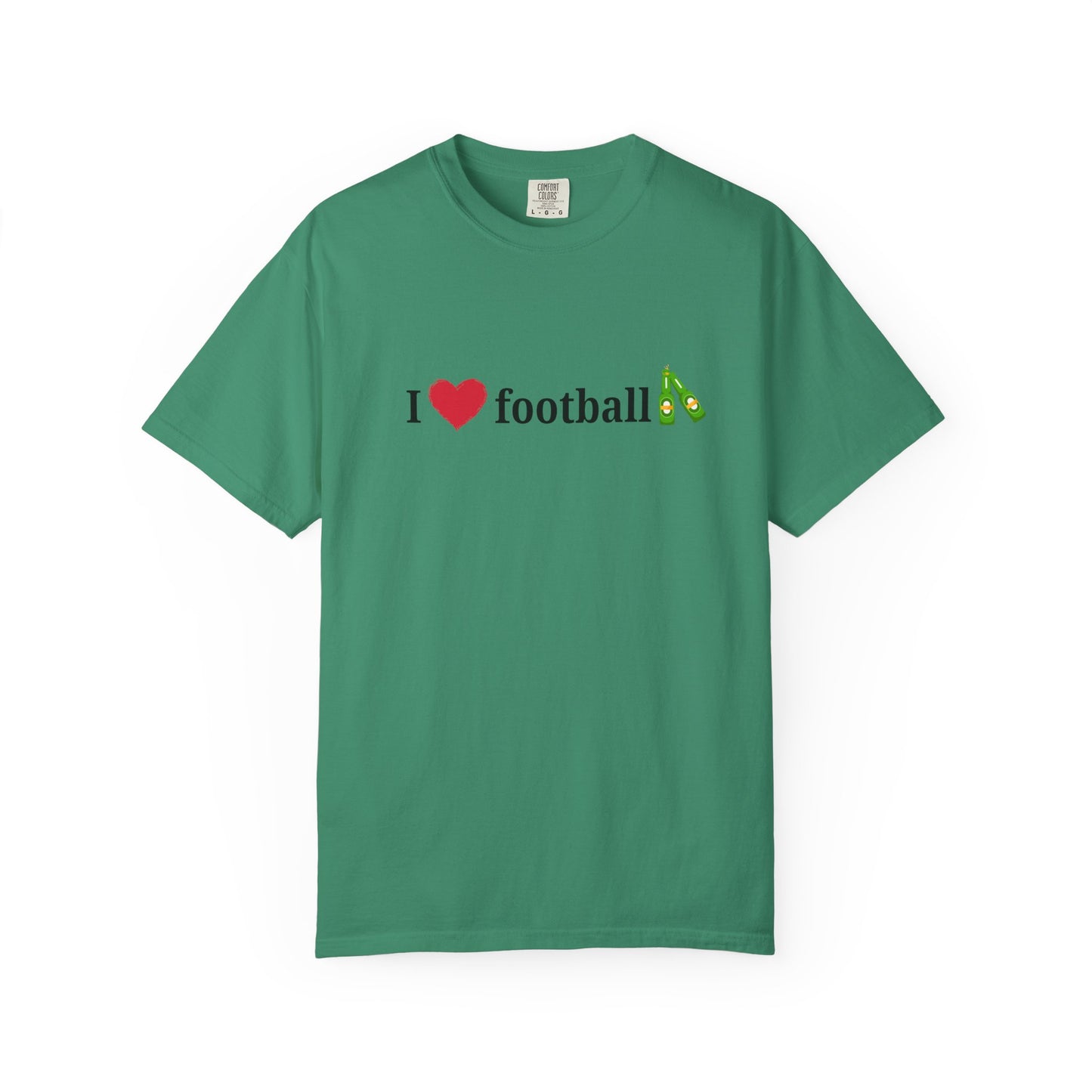 Unisex Football Love Tee - Casual Cotton T-Shirt, Gift for Sports Fans, Comfortable Daily Wear, Perfect for Game Days, Fun Summer Outfits