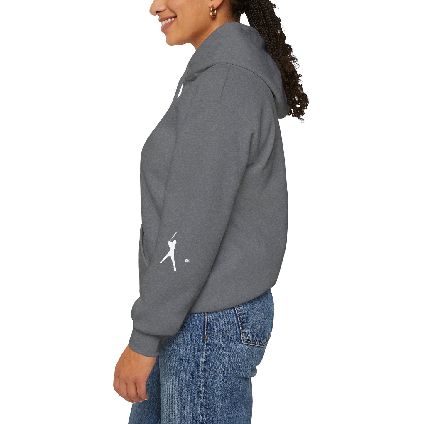 Sporty Unisex Baseball Hooded Sweatshirt, Casual Hoodie for Athletes, Perfect for Gifts, Comfy Streetwear, Ideal for Sports Events, Personal Use