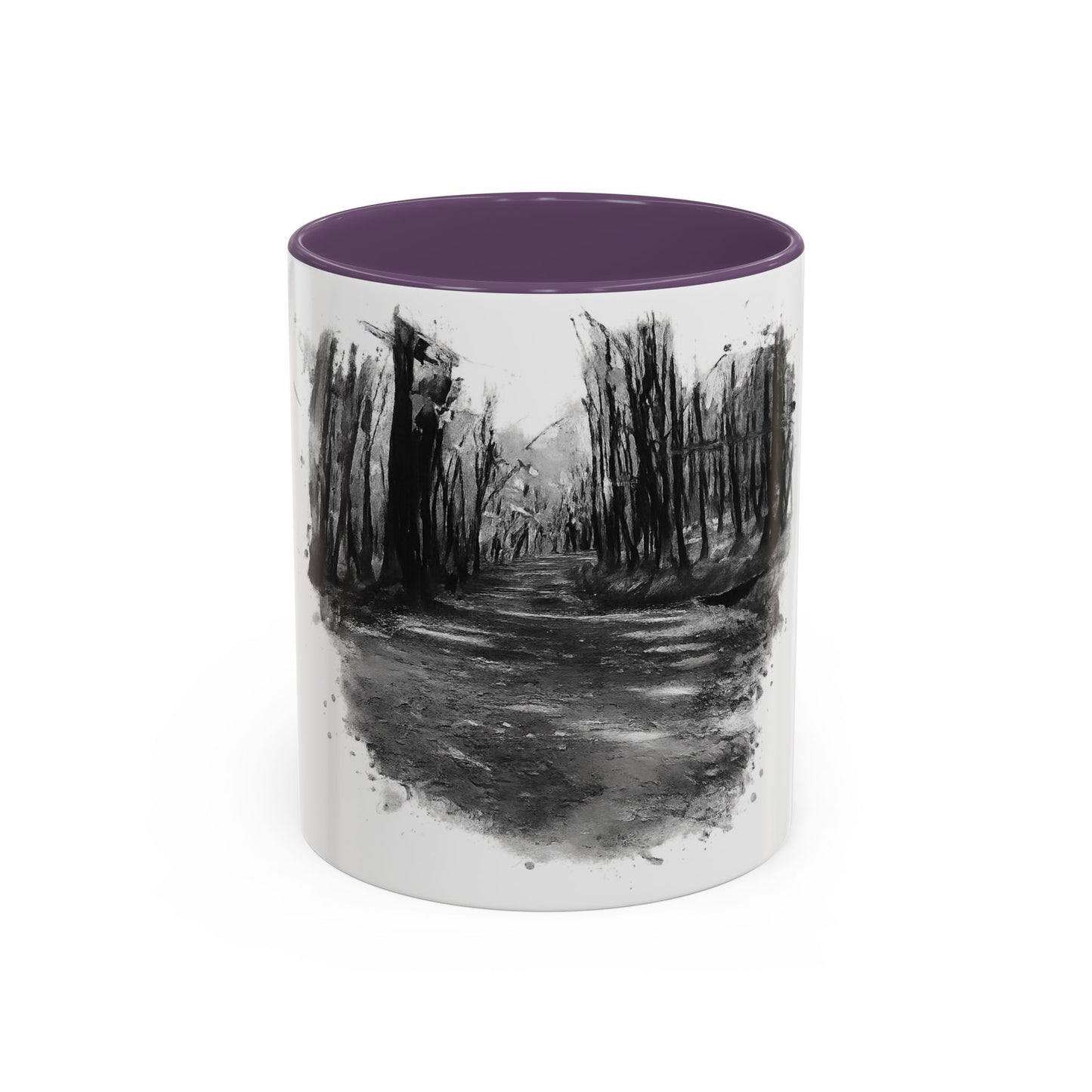 Moody Abstract Forest Coffee Mug | Unique Gift for Nature Lovers, Cozy Home Decor, Perfect for Coffee, Tea, and Hot Chocolate