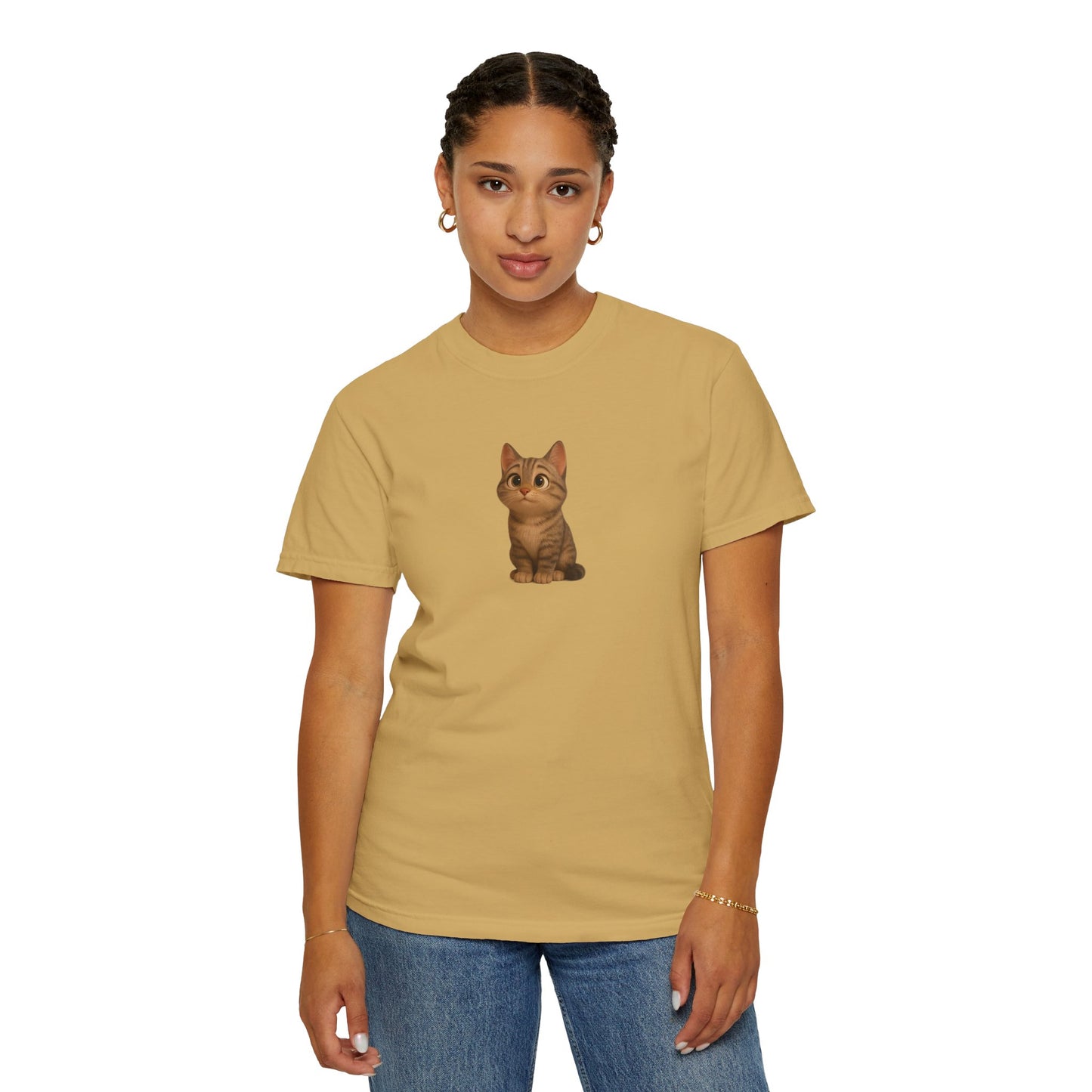Cute Cat Graphic T-Shirt, Casual Wear, Cat Lover Gift, Everyday Tee, Animal Lover Apparel, Perfect for Birthdays & Holidays