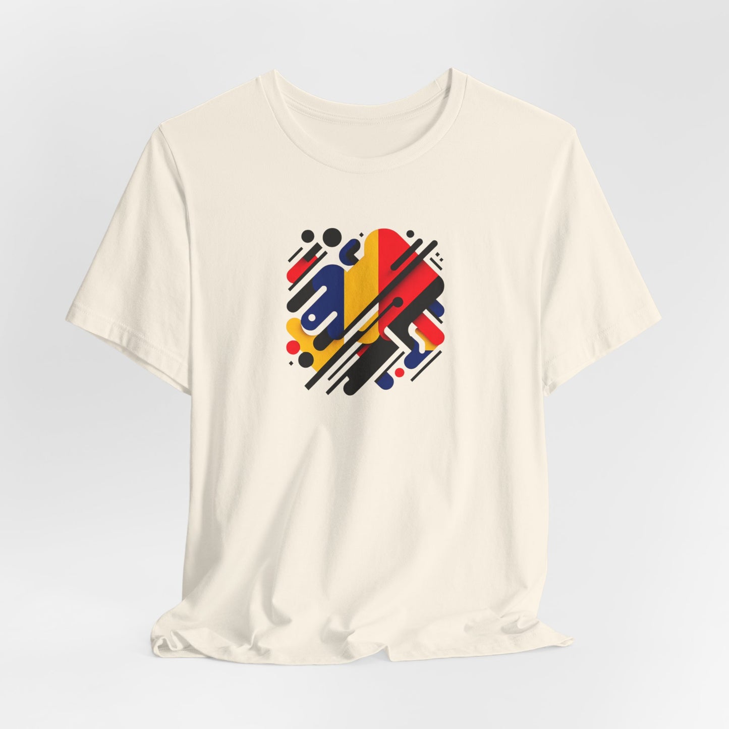 Artistic Heart Unisex Jersey Tee - Vibrant Graphic Tee, Casual Wear, Gift for Art Lovers, Birthday Surprise, Everyday Comfort