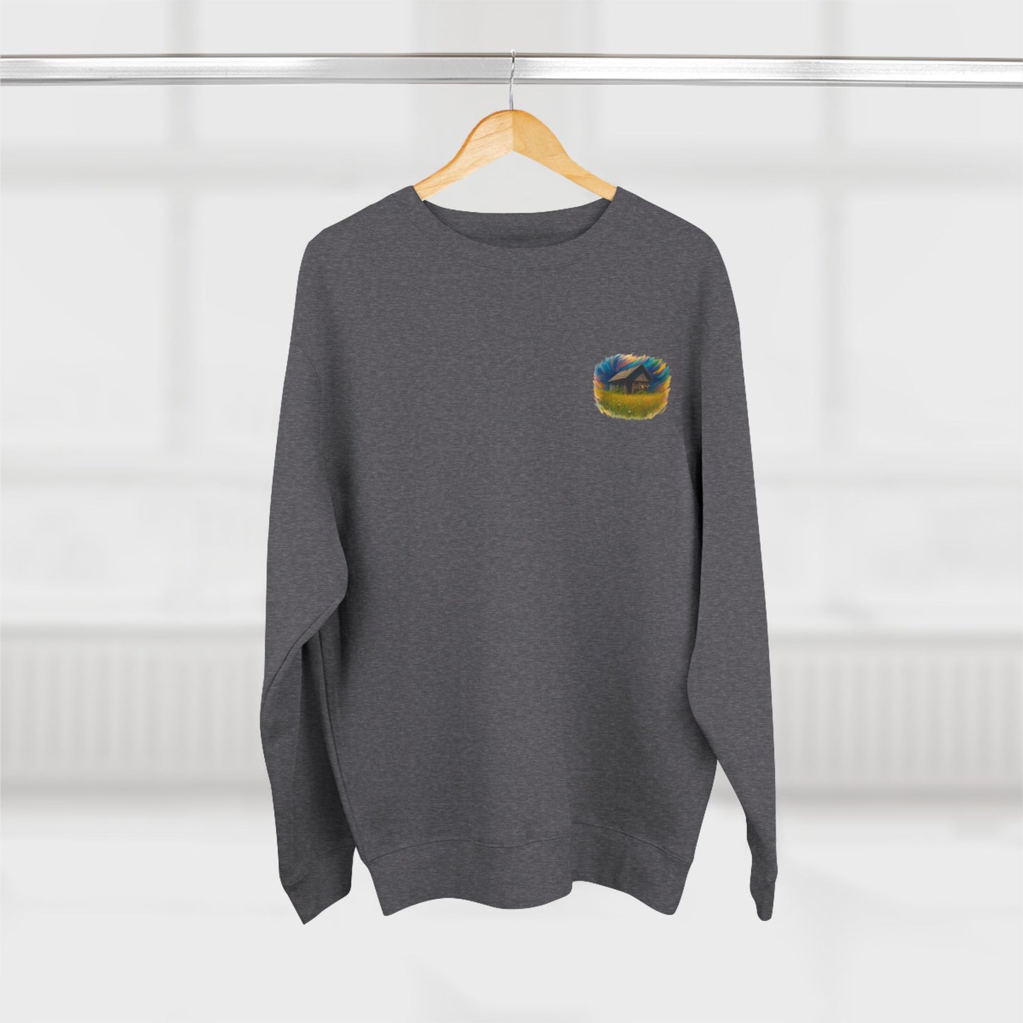 Cozy Dreamers Unisex Crewneck Sweatshirt, Artistic Sweatshirt, Gift for Nature Lovers, Vintage Vibe Apparel, Comfortable Layer, Casual Wear