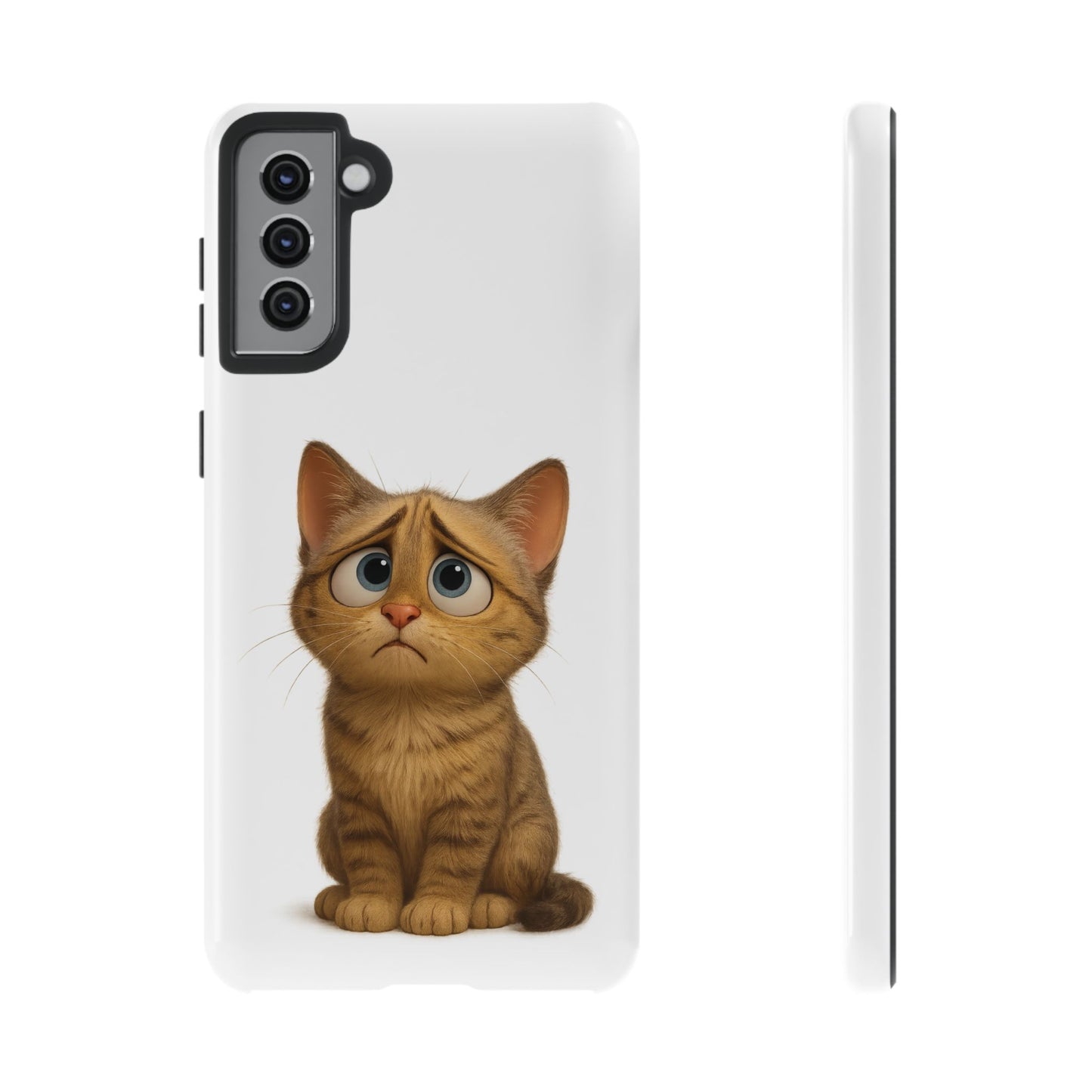 Cute Cat Phone Case, Funny Kitty Case, Animal Lover Gift, Cat Lover Accessory, Unique Cat Design Case, Pet Mom Gift