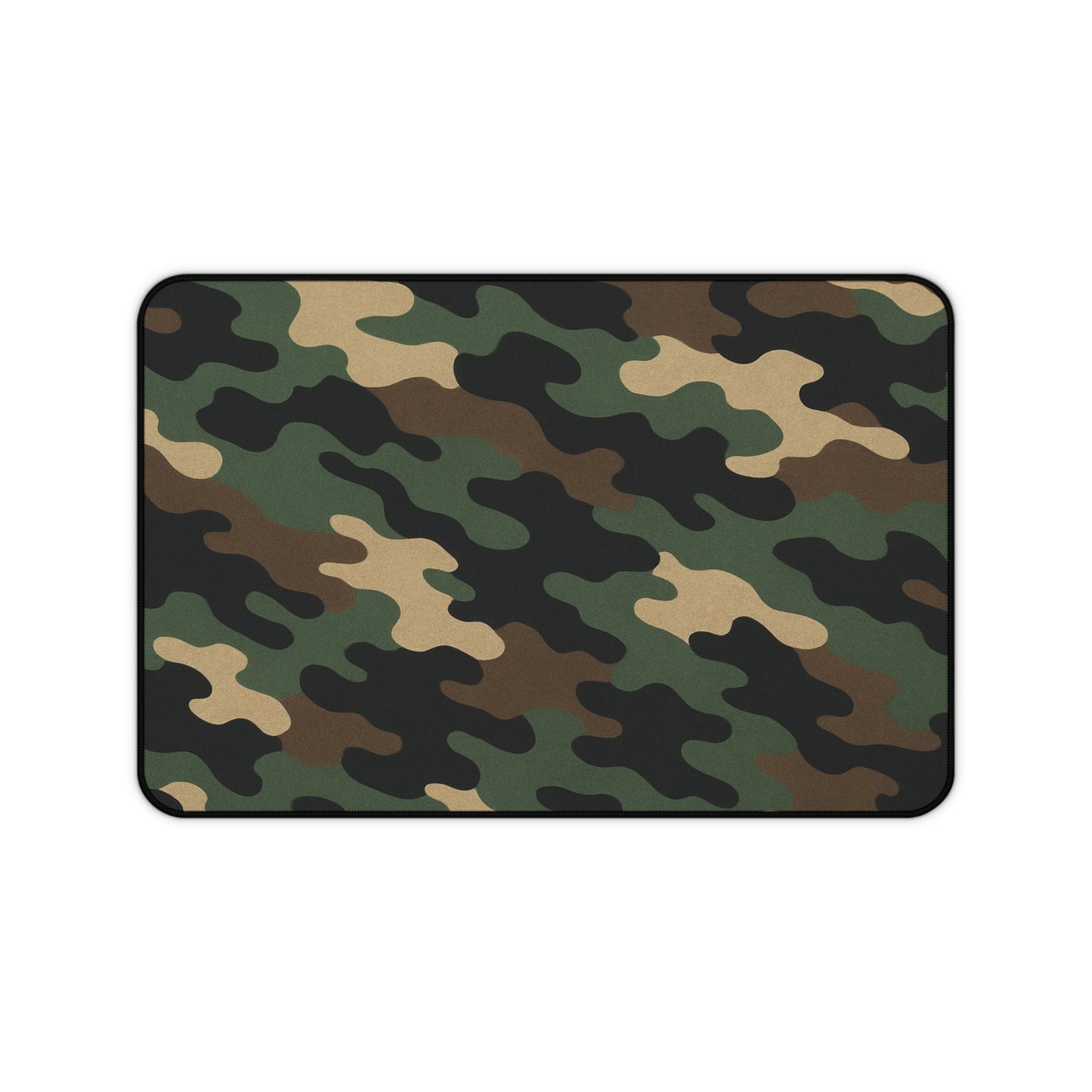 Camouflage Desk Mat - Stylish Workspace Decor, Gamer Mouse Pad, Home Office Accessory, Military Theme, Durable and Functional