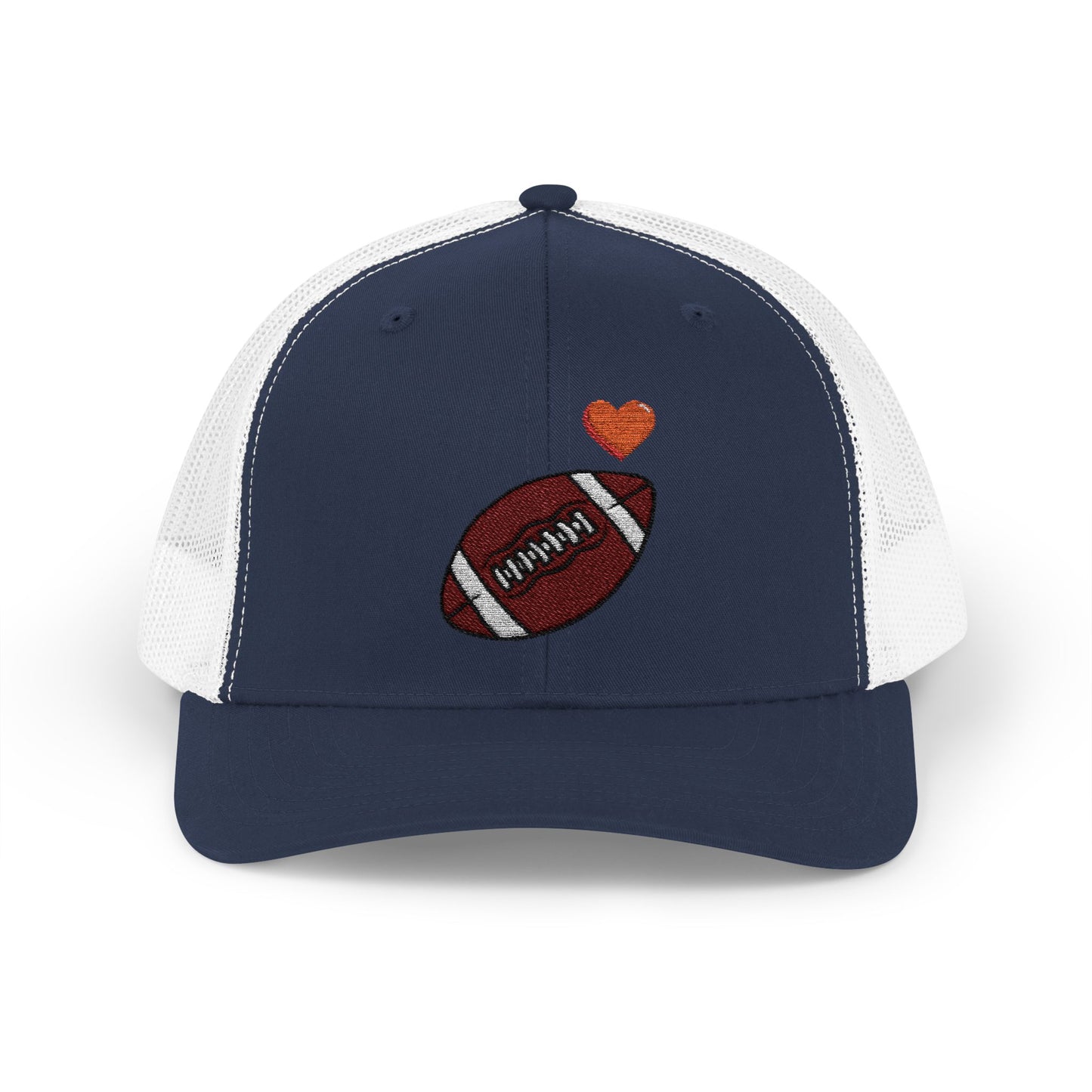 Football Love Snapback Trucker Cap, Sports Hat, Gift for Sports Fans, Casual Wear, Outdoor Activities