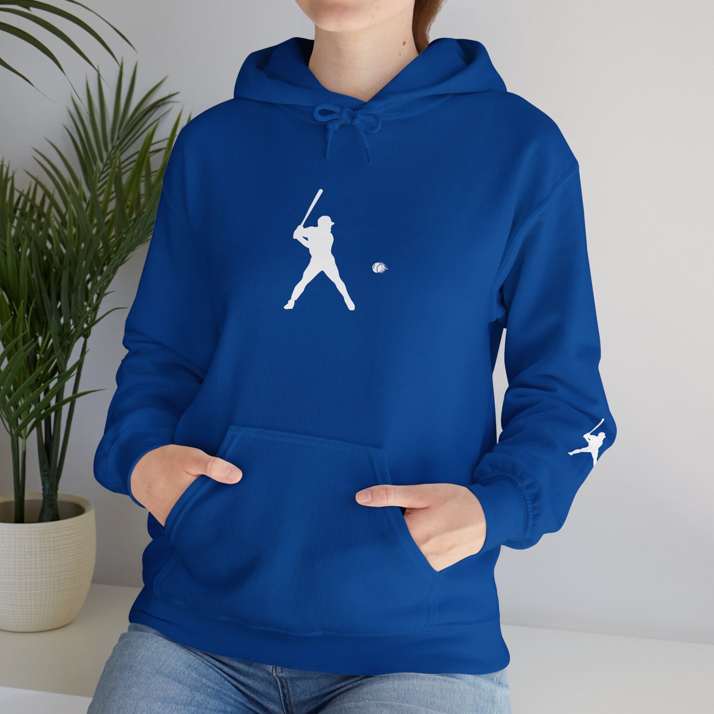 Sporty Unisex Baseball Hooded Sweatshirt, Casual Hoodie for Athletes, Perfect for Gifts, Comfy Streetwear, Ideal for Sports Events, Personal Use