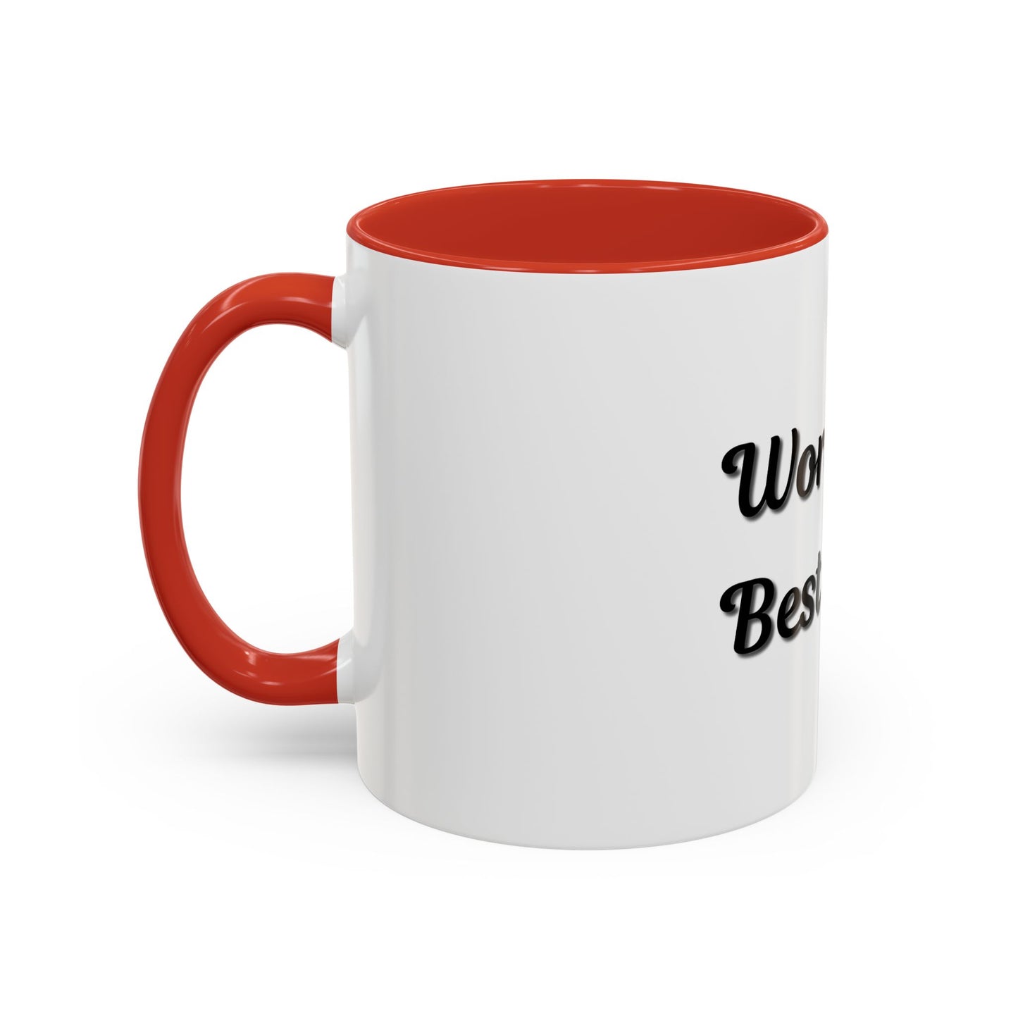 World's Best Mom Accent Coffee Mug - 11oz & 15oz - Perfect Gift for Mother's Day