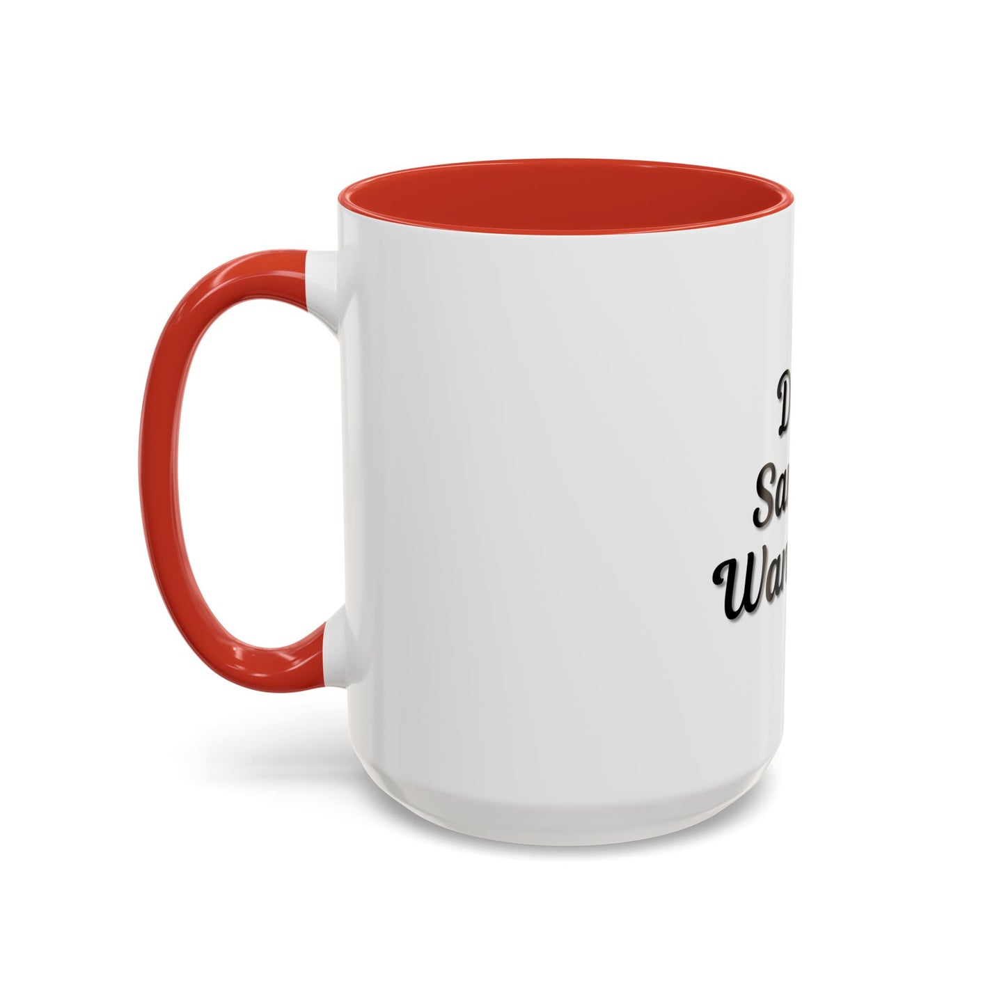 Dear Santa Accent Coffee Mug - Fun Holiday Mug for Christmas Enthusiasts
