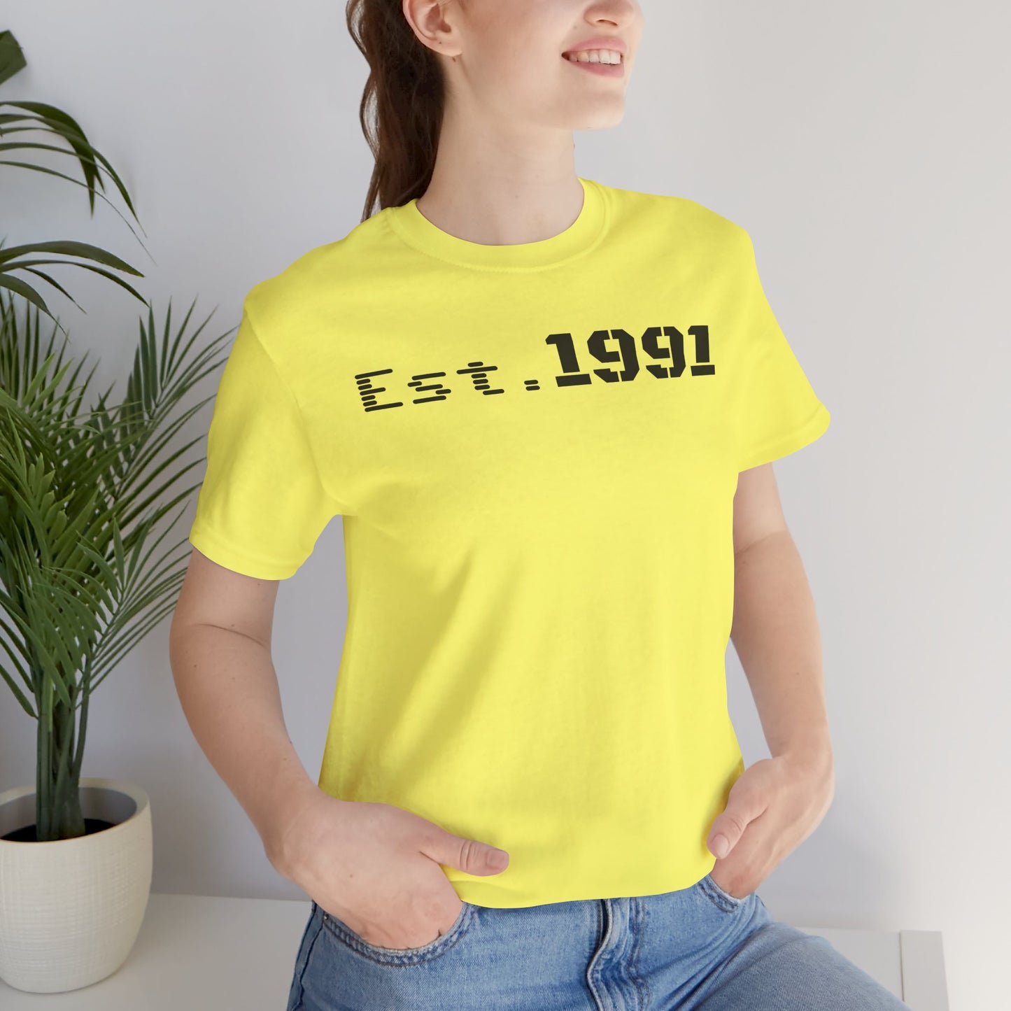 Established 1991 Unisex Jersey Tee | Vintage Anniversary Gift | Casual Wear, Birthday Shirt, Retro Style, Statement Tee, Gift for Him/Her