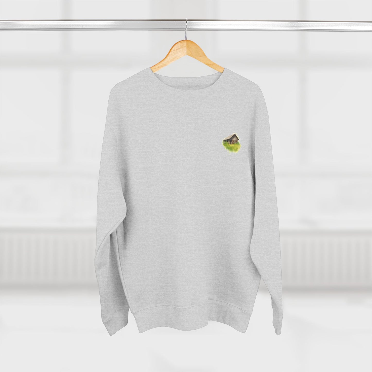 Cozy Art Print Crewneck Sweatshirt: Nature Lover, Graphic Sweater, Unique Gift, Home Decor Apparel, Casual Style