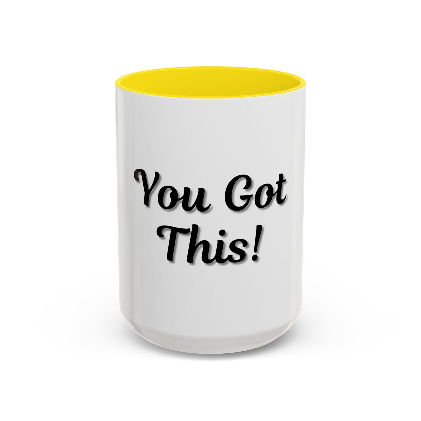 Inspirational Accent Coffee Mug - "You Got This!" - Perfect for Motivation & Gifts