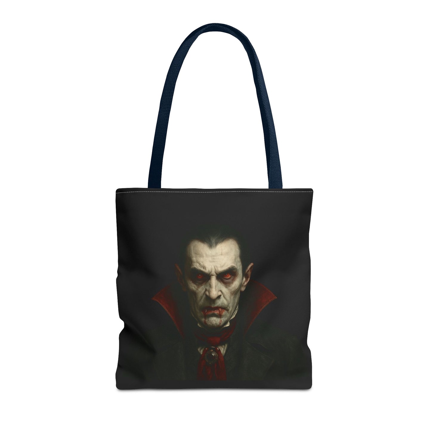 Vampire Haunted Tote Bag, Spooky Shopping Bag, Halloween Accessory, Gothic Style Handbag, Perfect for Halloween Parties, Unisex Tote