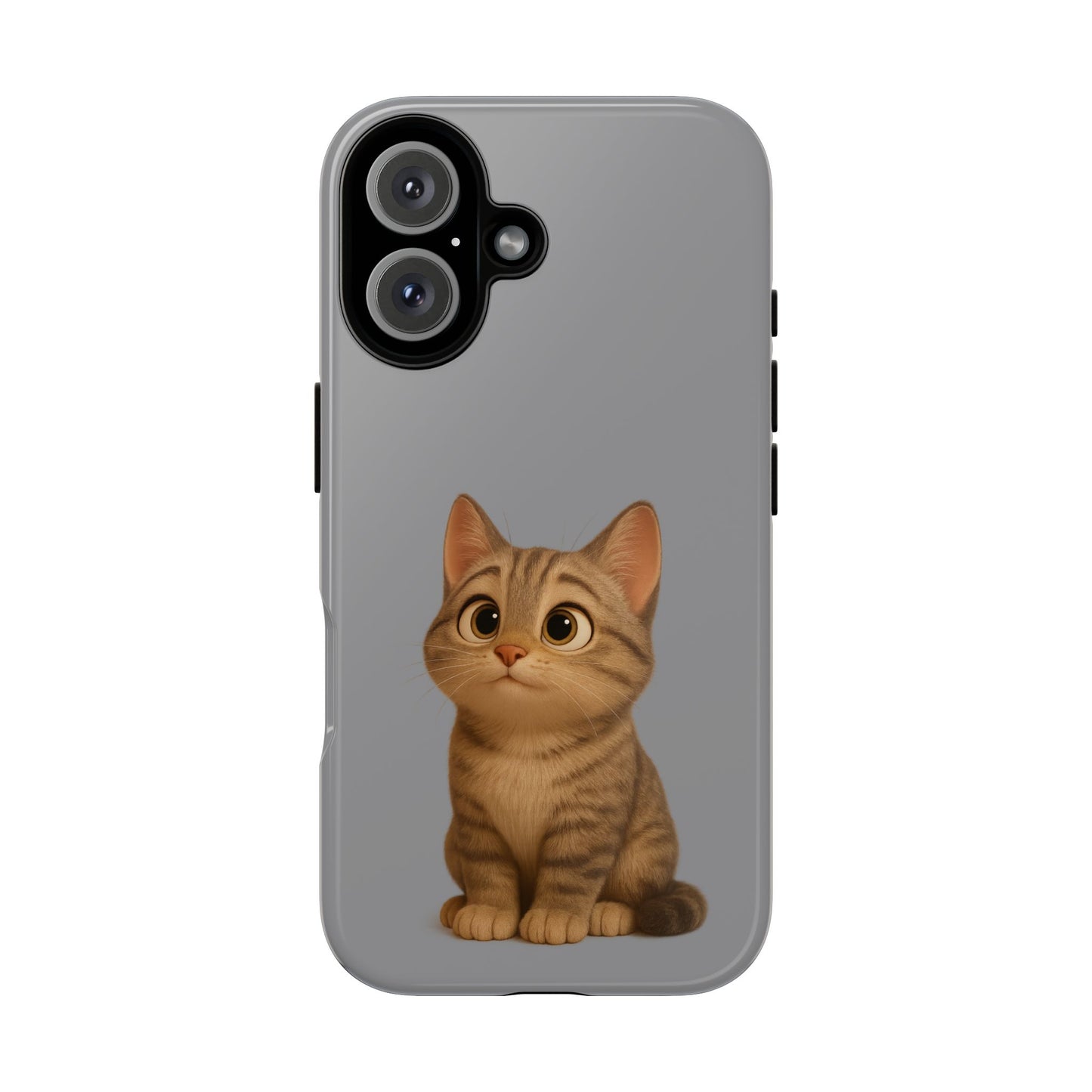 Cute Cat Phone Case, Kawaii Pet Accessory, Gift for Cat Lovers, Animal Phone Cover for Kids, Unique Kitty Design, Birthdays, Holidays