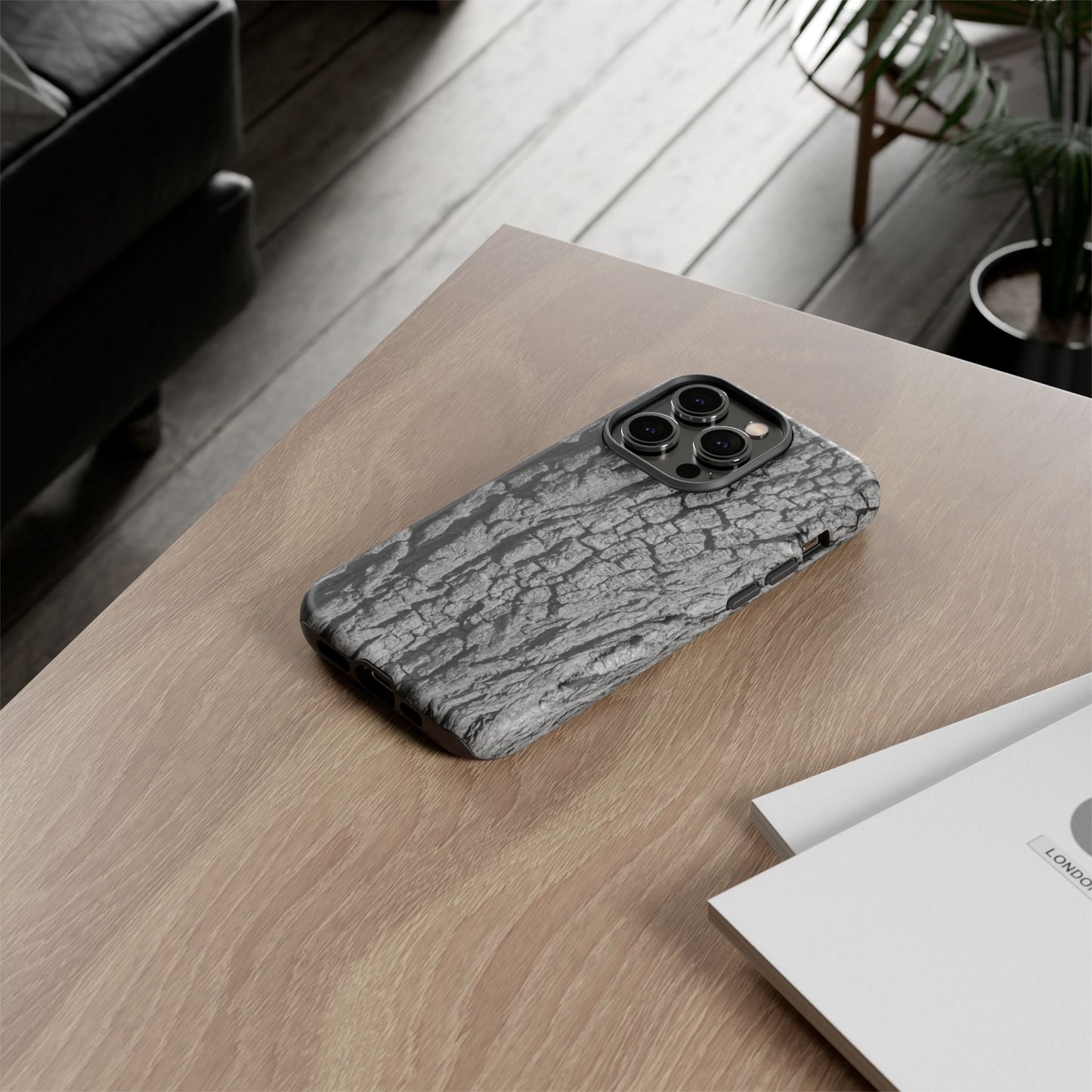 Rustic Bark Phone Case - Tough and Durable Protection