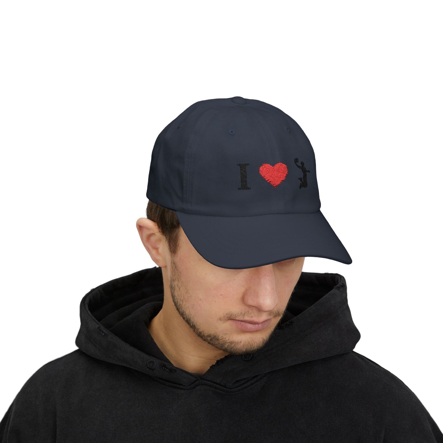 I Love Basketball Dad Cap, Casual Hat for Dads, Gift for Father's Day, Sports Lover Cap, Family Outing Accessory, Everyday Wear