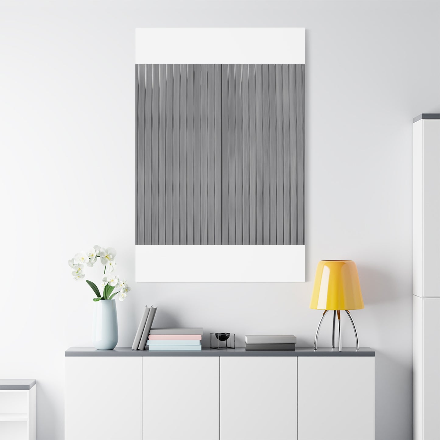 Modern Striped Canvas Art - 1.25" Stretched Wall Decor