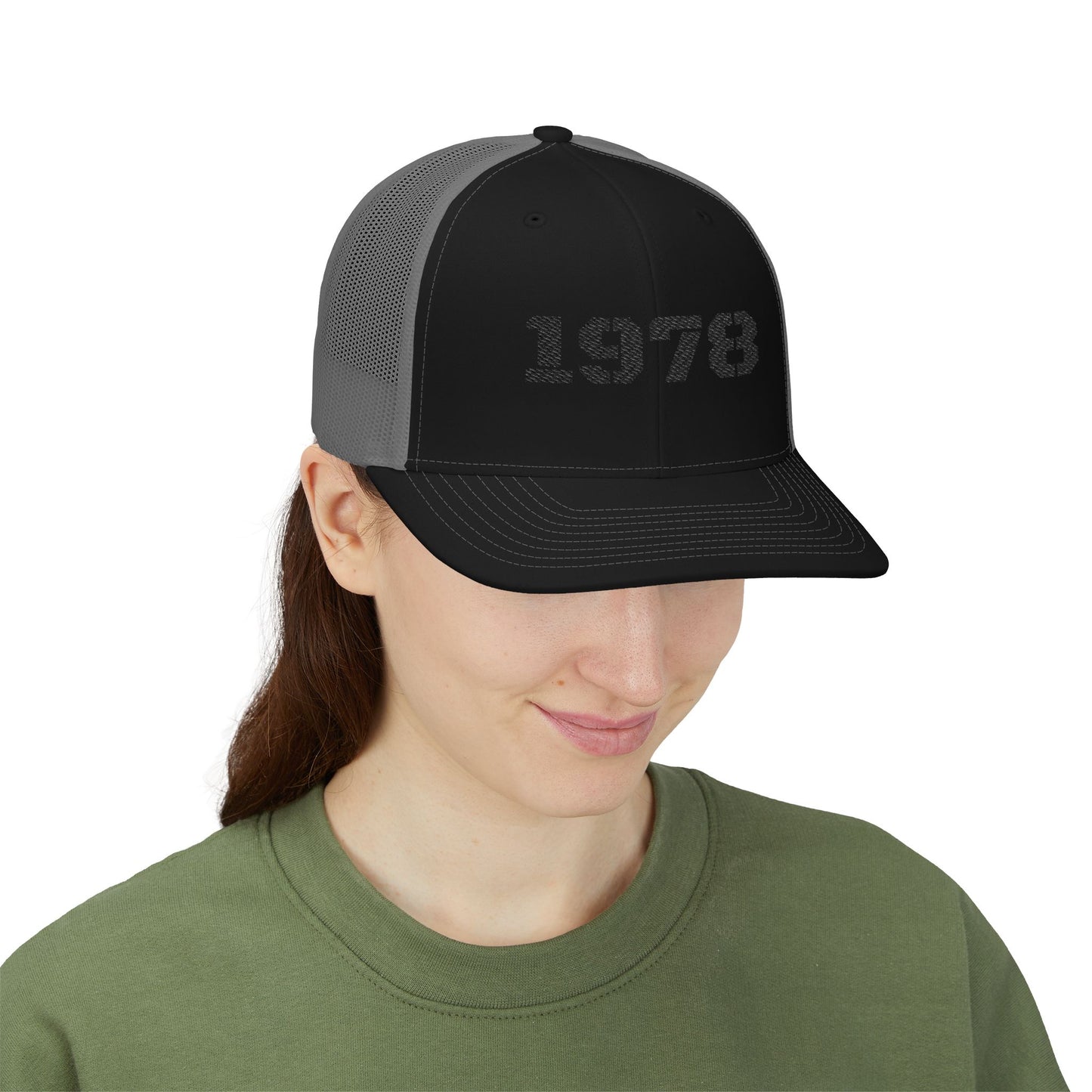 Custom Embroidered Snapback Trucker Cap | Birthday Gift, Fashion Accessory, Casual Wear, Unisex Gift, Vintage Style Hat