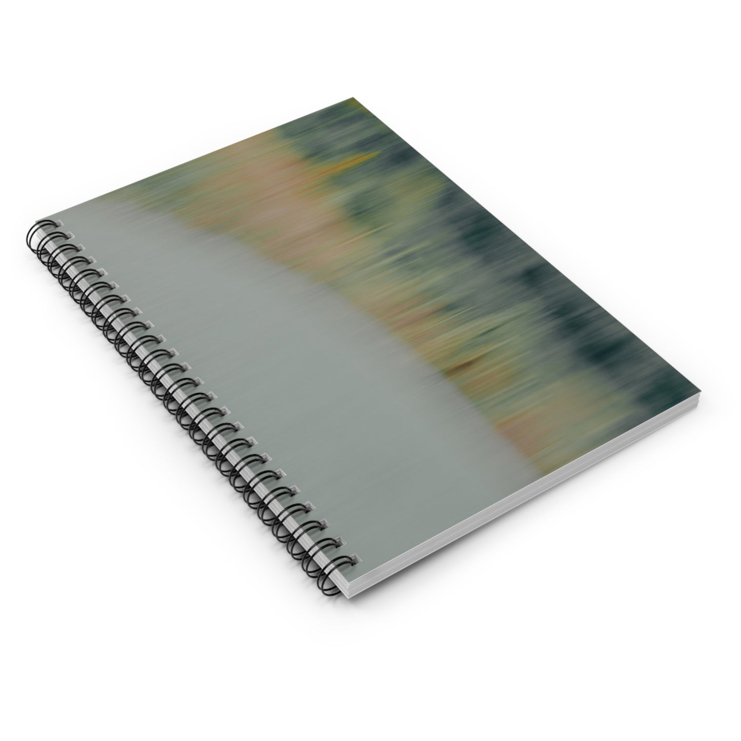 Tranquil Spiral Notebook - Ruled Lines for Mindful Journaling