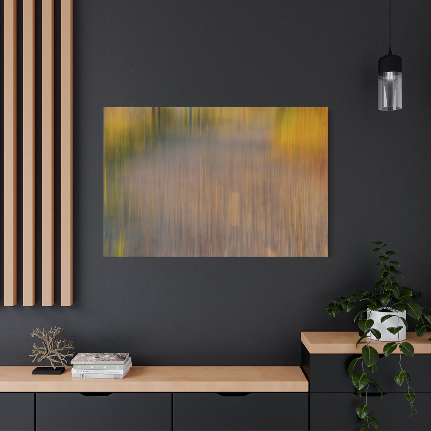 Abstract Landscape Canvas Art - 1.25" Stretched Wall Decor