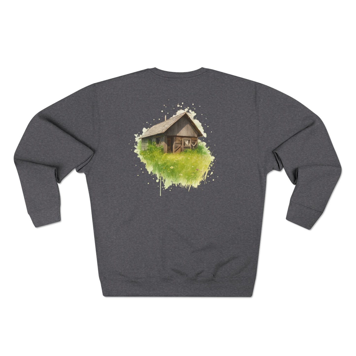 Cozy Art Print Crewneck Sweatshirt: Nature Lover, Graphic Sweater, Unique Gift, Home Decor Apparel, Casual Style