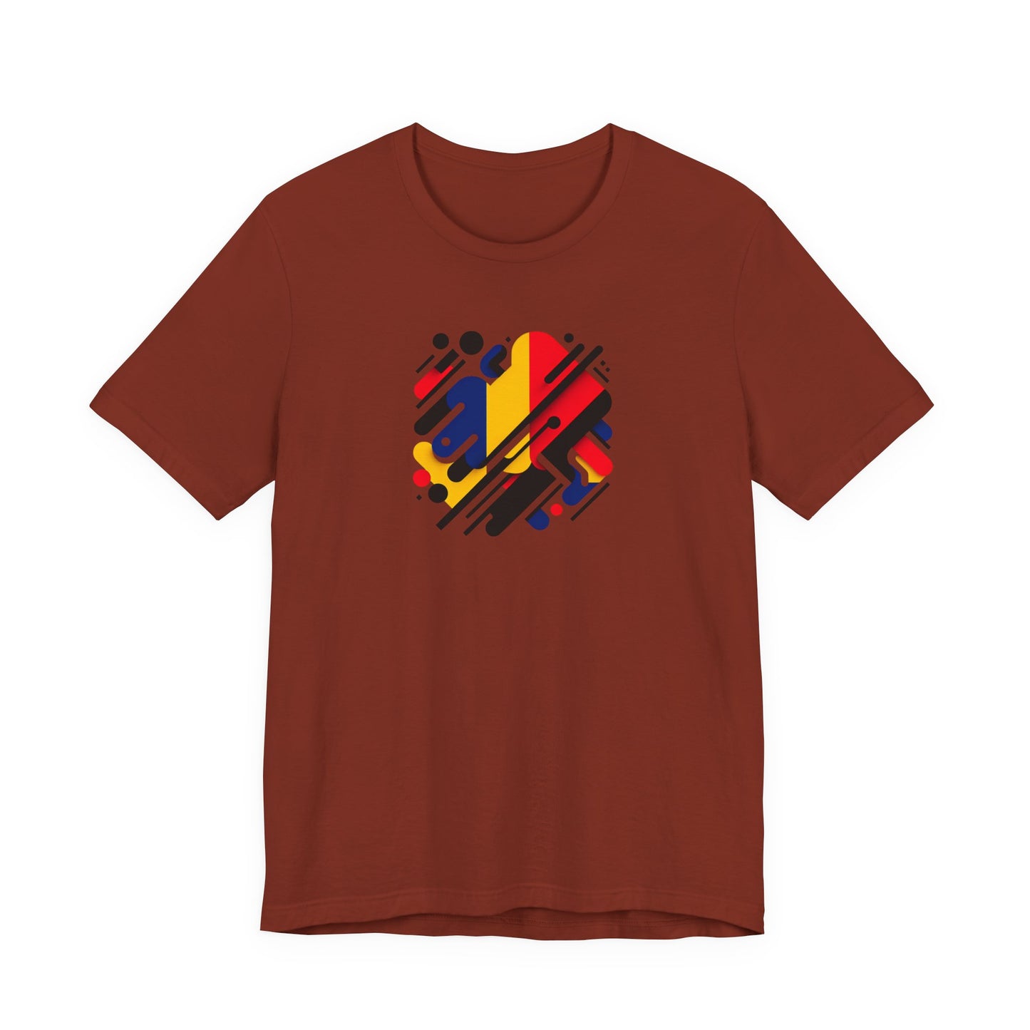 Artistic Heart Unisex Jersey Tee - Vibrant Graphic Tee, Casual Wear, Gift for Art Lovers, Birthday Surprise, Everyday Comfort