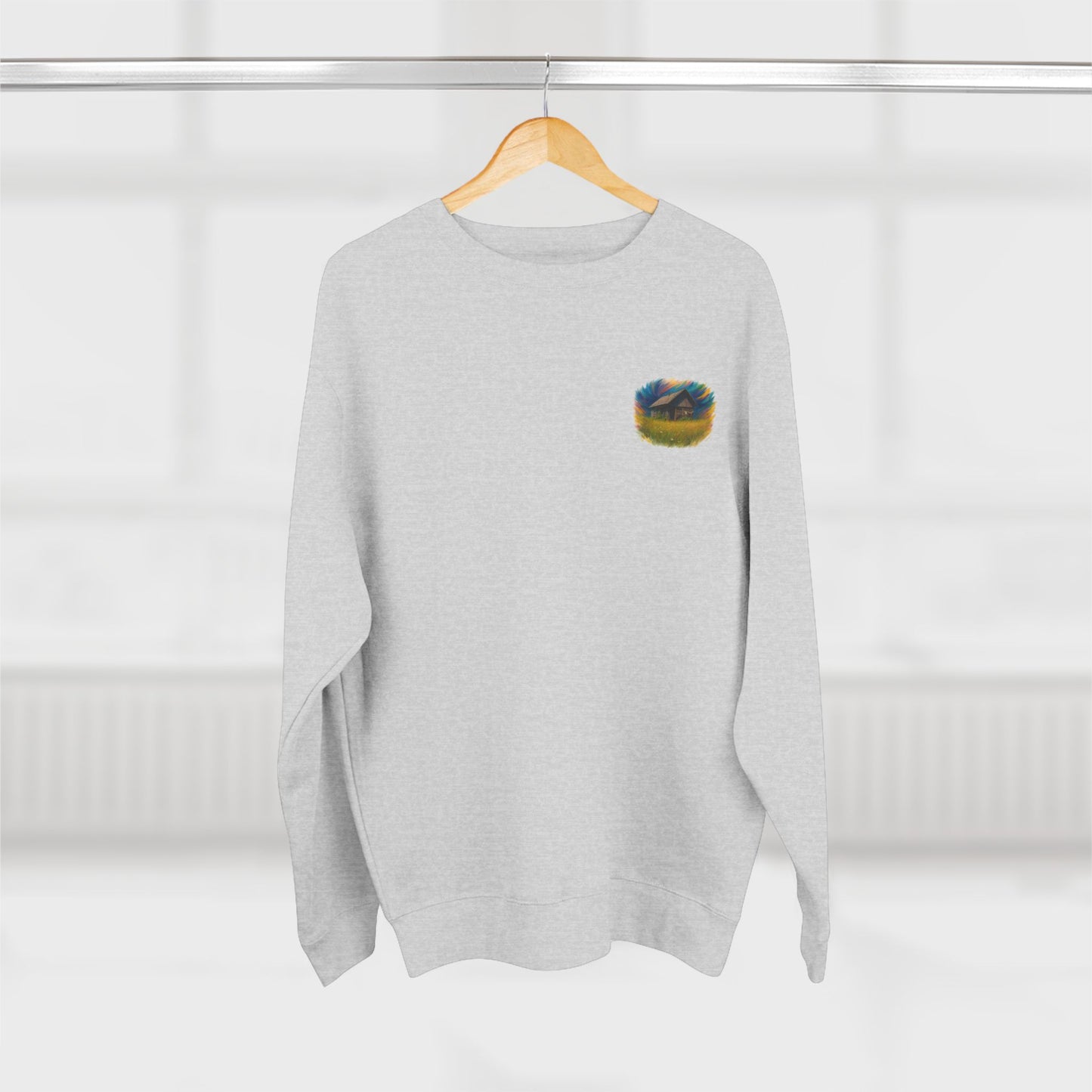 Cozy Dreamers Unisex Crewneck Sweatshirt, Artistic Sweatshirt, Gift for Nature Lovers, Vintage Vibe Apparel, Comfortable Layer, Casual Wear