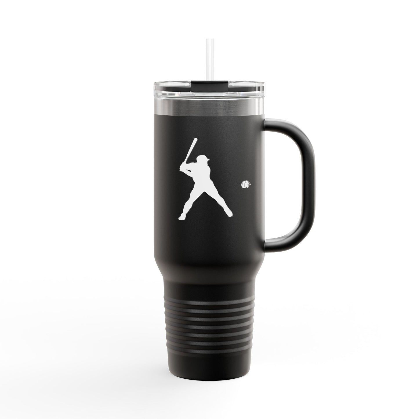 Baseball-Themed Insulated Travel Mug, Perfect for Fans & Athletes, Gift for Sports Lovers, 40oz Drinkware for Home & Road