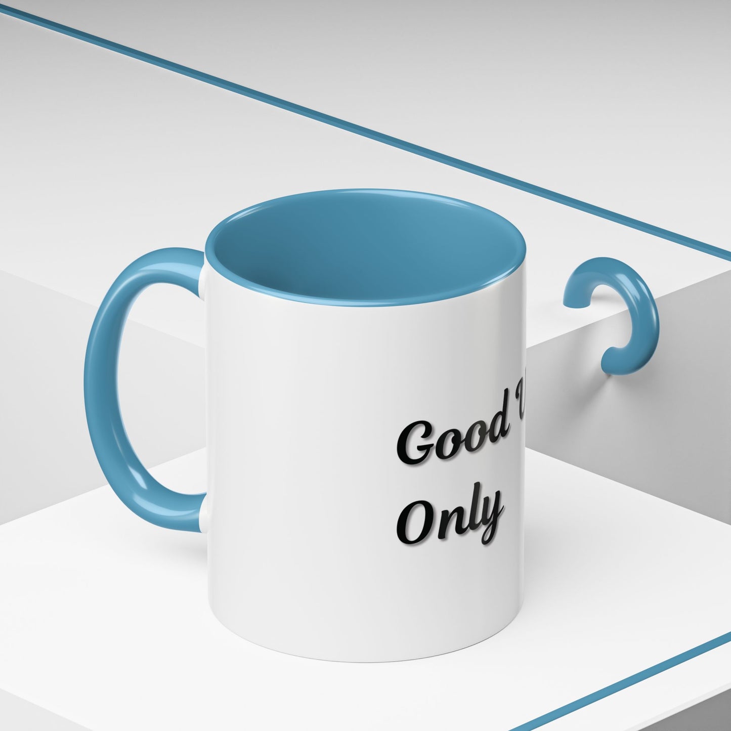 Good Vibes Only Coffee Mug - 11 & 15oz Accent Mug for Positive Energy