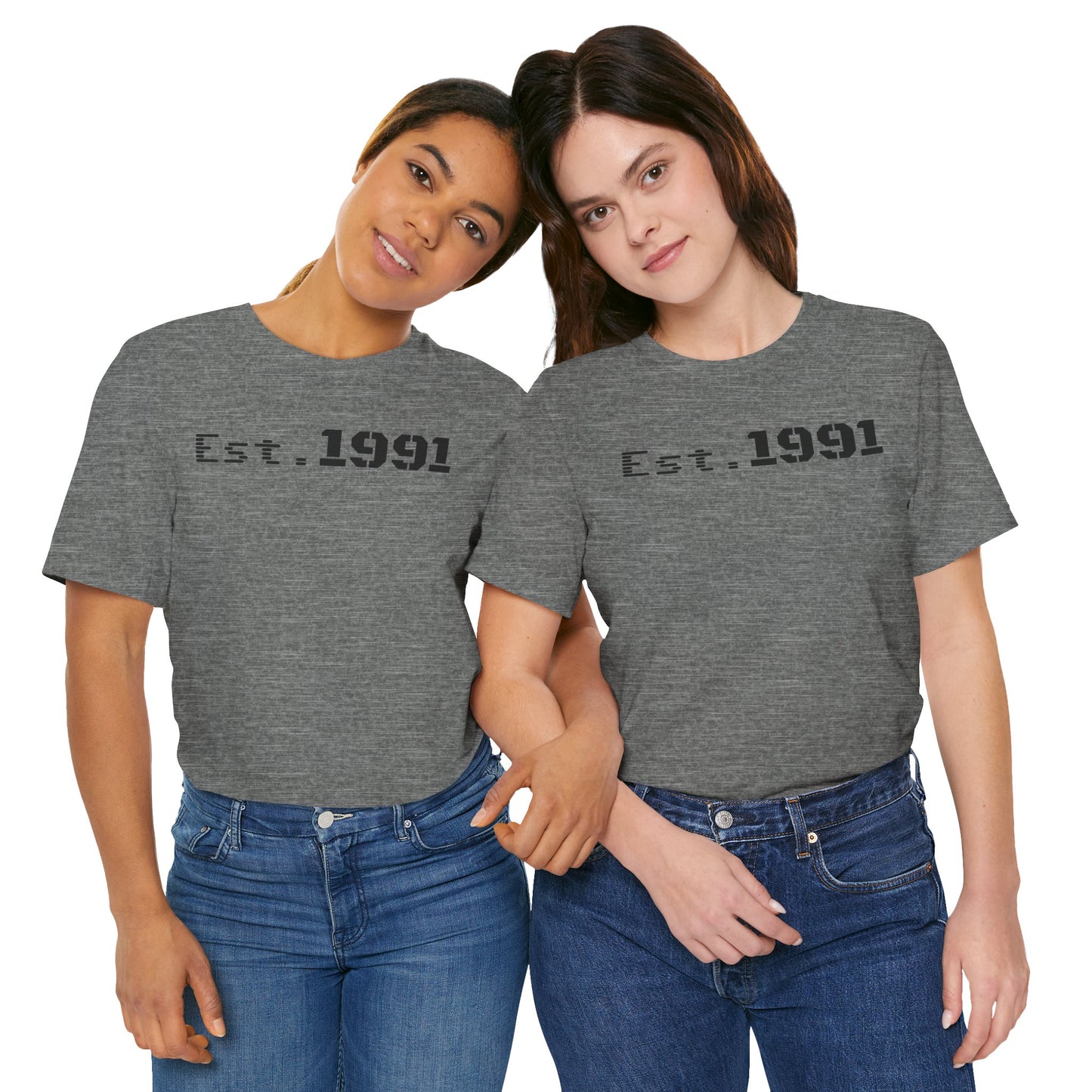 Established 1991 Unisex Jersey Tee | Vintage Anniversary Gift | Casual Wear, Birthday Shirt, Retro Style, Statement Tee, Gift for Him/Her