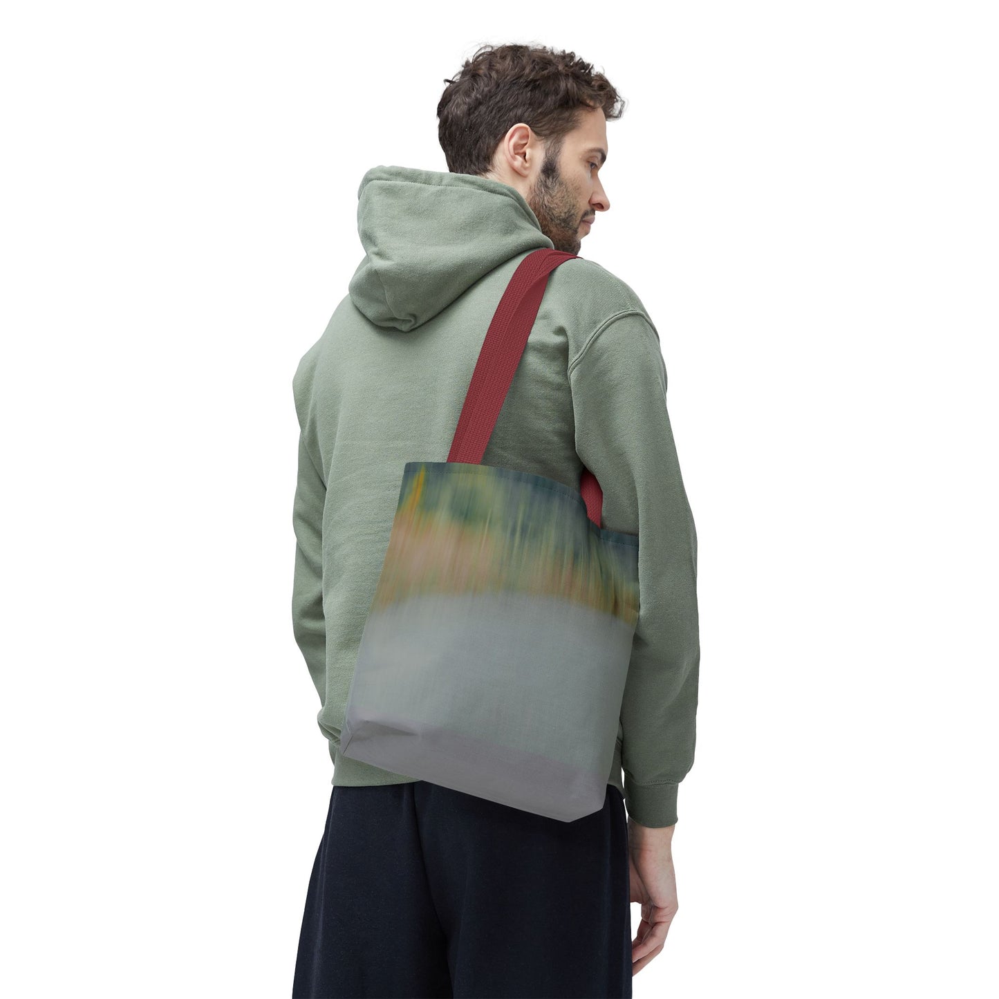 Serene Landscape Tote Bag - Stylish Eco-Friendly Carryall for Everyday Use