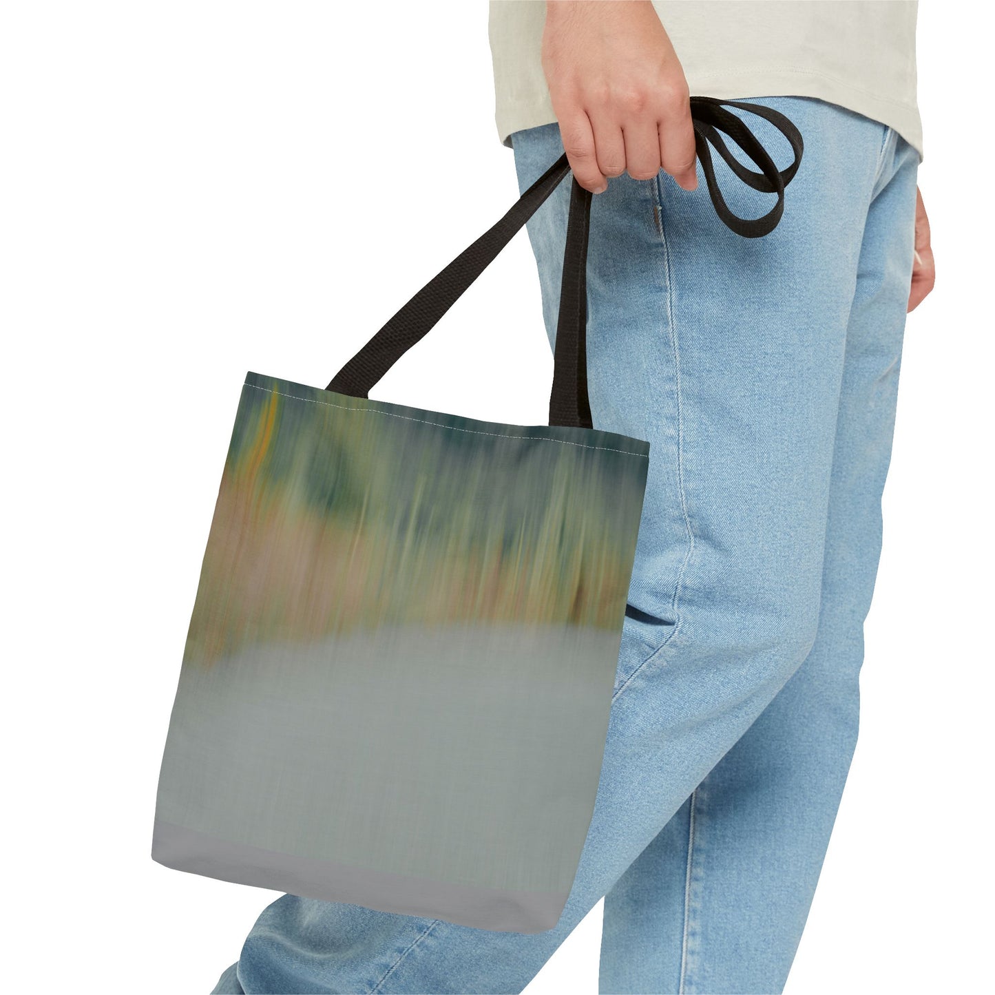Serene Landscape Tote Bag - Stylish Eco-Friendly Carryall for Everyday Use