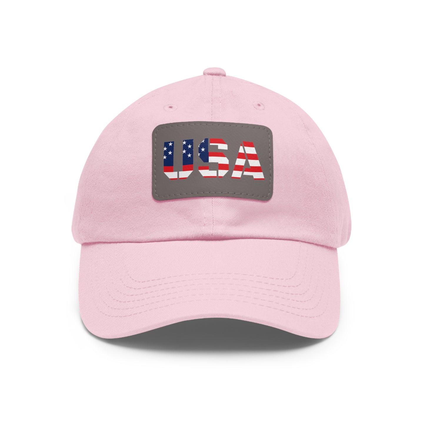 Dad Hat with USA Leather Patch