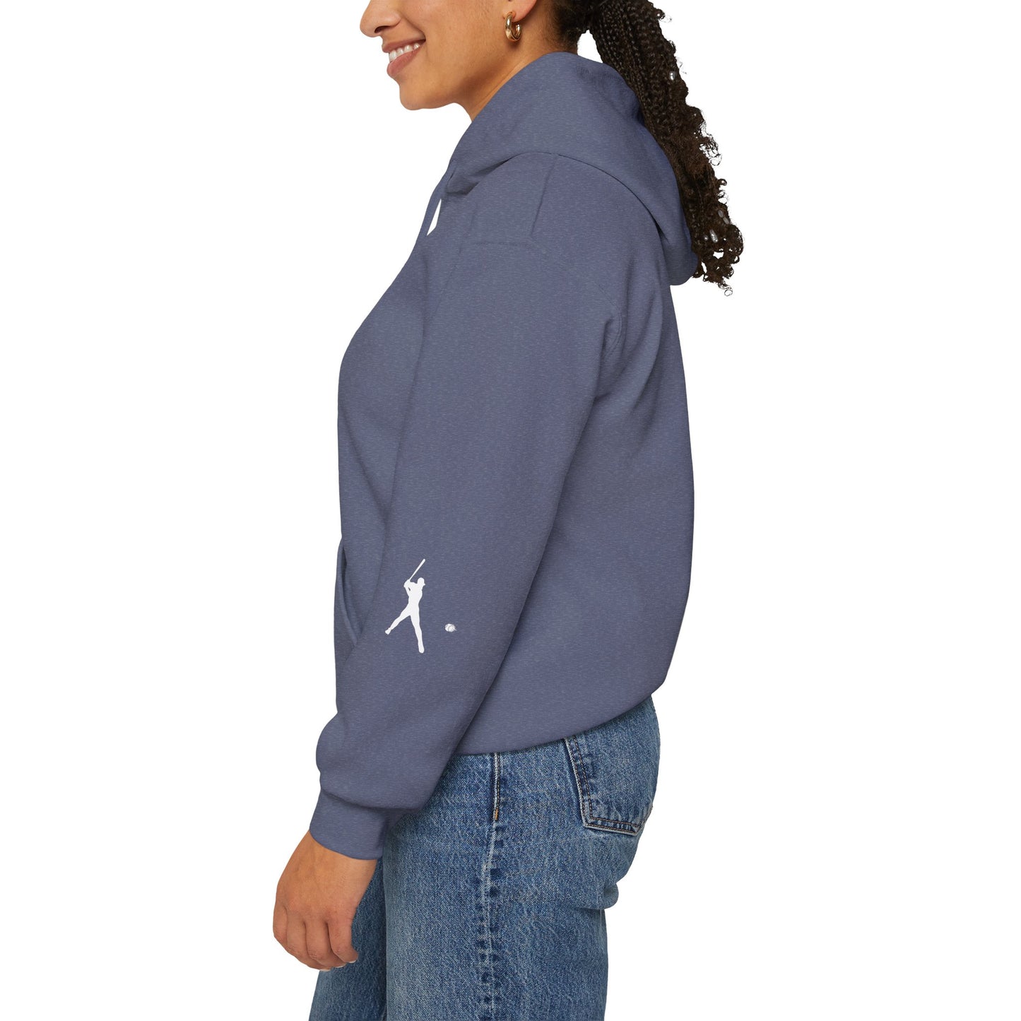 Sporty Unisex Baseball Hooded Sweatshirt, Casual Hoodie for Athletes, Perfect for Gifts, Comfy Streetwear, Ideal for Sports Events, Personal Use