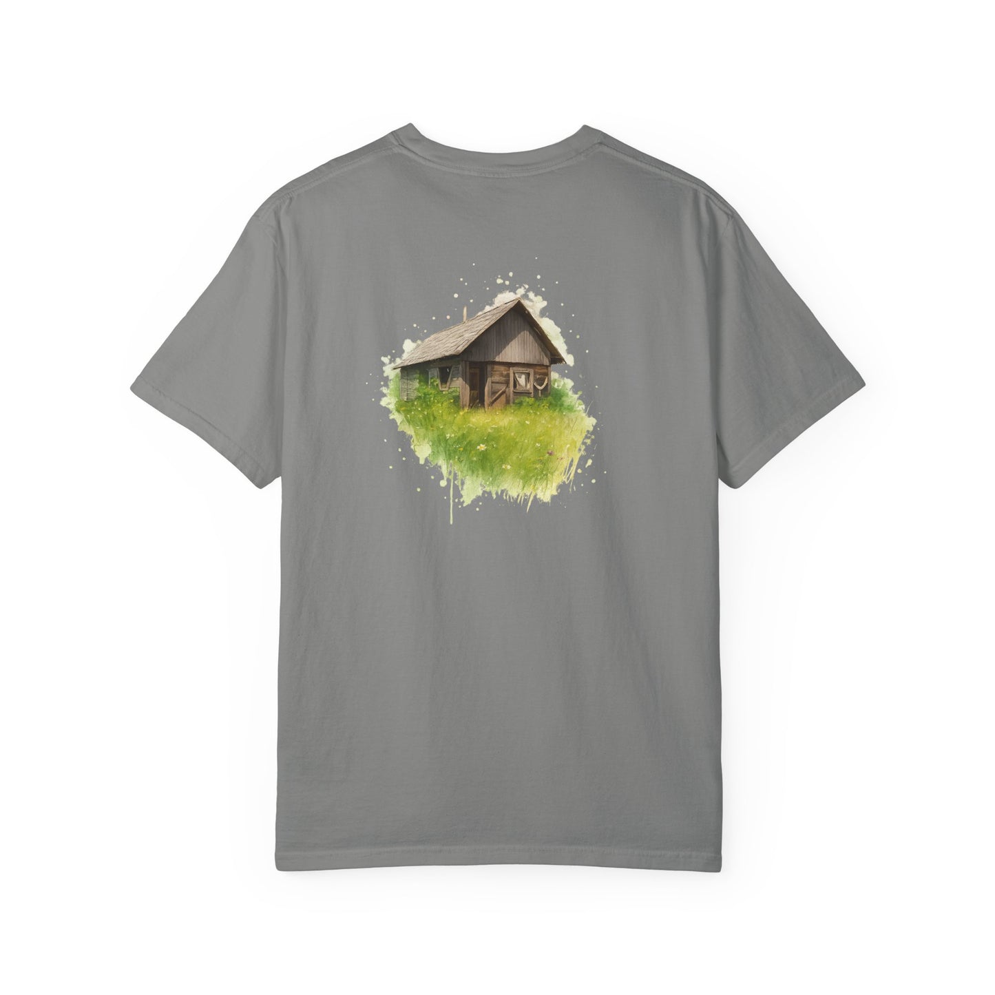 Nature-Inspired Unisex Garment-Dyed T-Shirt, Eco-Friendly Tee, Summer Casual Wear, Gift for Nature Lovers, Relaxed Fit T-Shirt