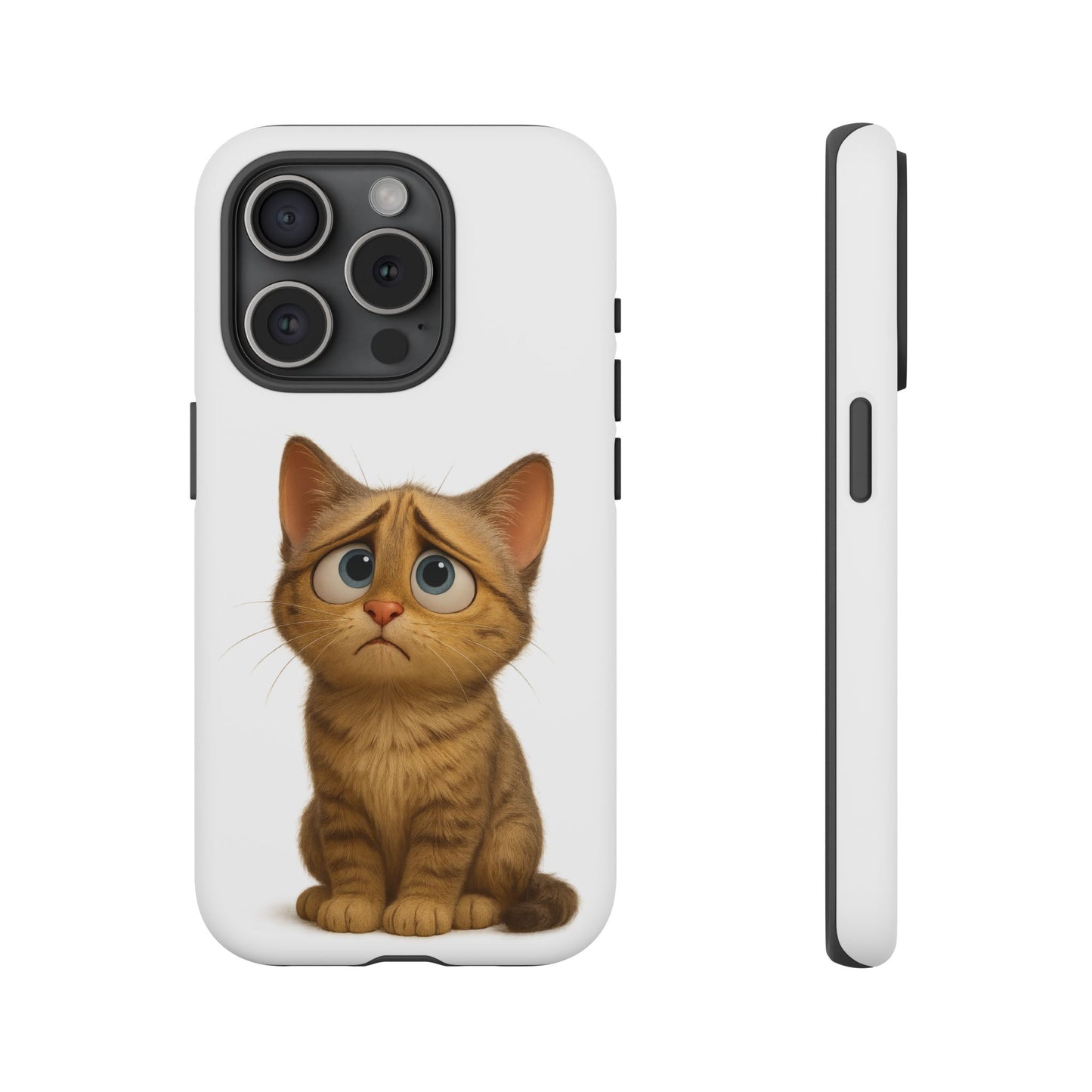 Cute Cat Phone Case, Funny Kitty Case, Animal Lover Gift, Cat Lover Accessory, Unique Cat Design Case, Pet Mom Gift