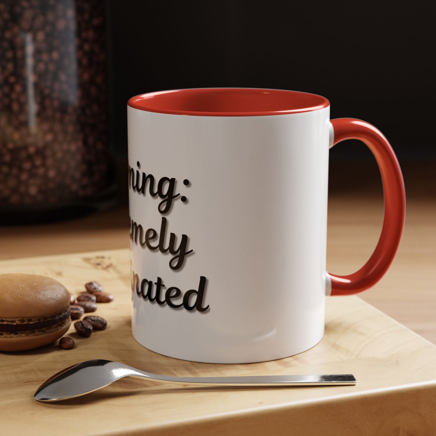 Funny Warning Coffee Mug - Extremely Caffeinated | Perfect Gift for Coffee Lovers