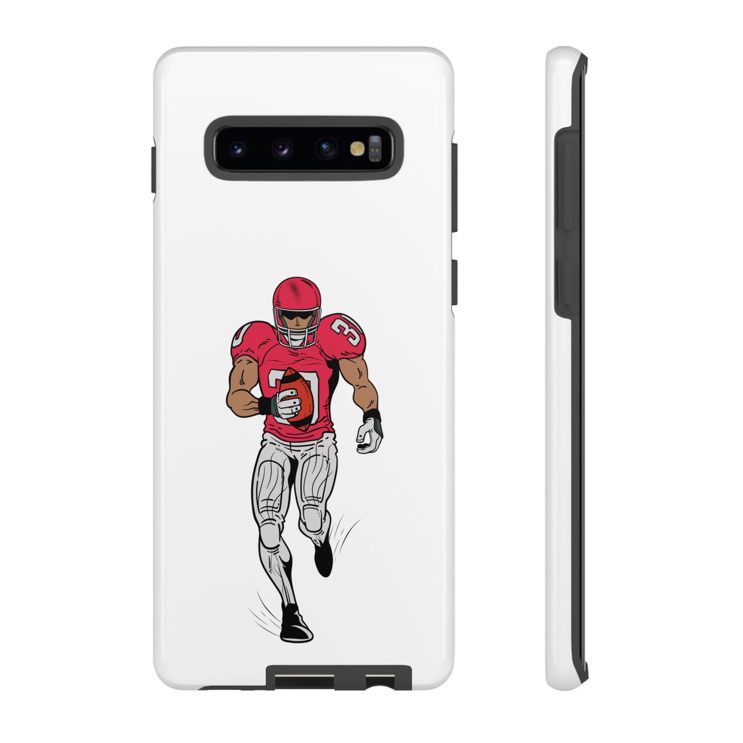 Football Player Tough Case, Sports Phone Cover, Athlete Gift, Tough Phone Case, Fall Sports, Football Lover's Accessory