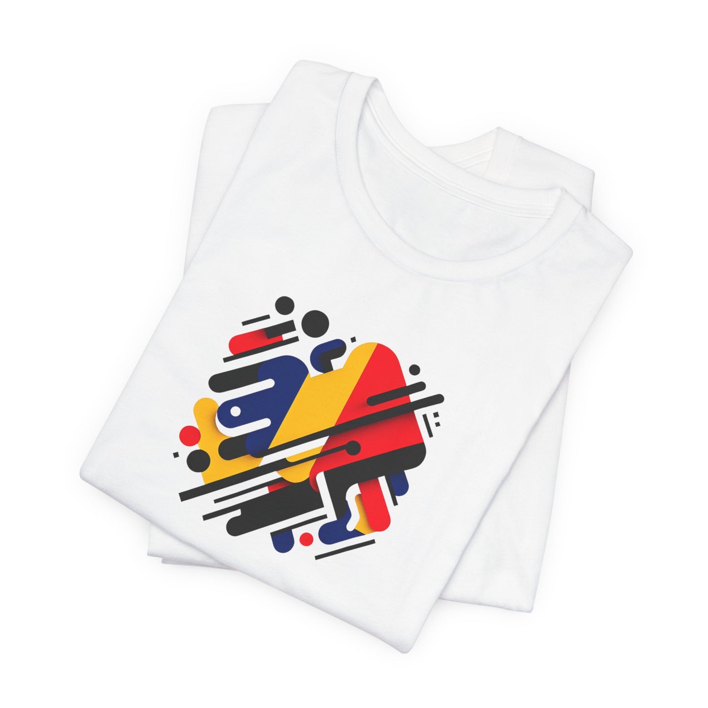 Artistic Heart Unisex Jersey Tee - Vibrant Graphic Tee, Casual Wear, Gift for Art Lovers, Birthday Surprise, Everyday Comfort