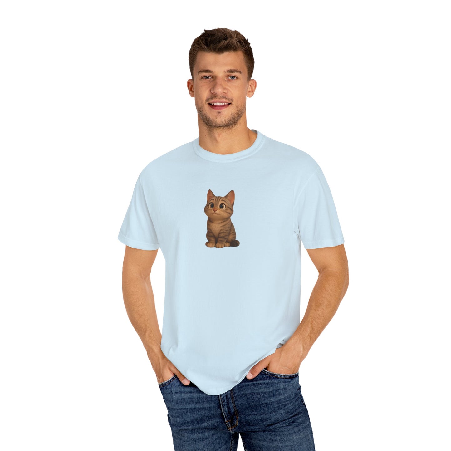 Cute Cat Graphic T-Shirt, Casual Wear, Cat Lover Gift, Everyday Tee, Animal Lover Apparel, Perfect for Birthdays & Holidays