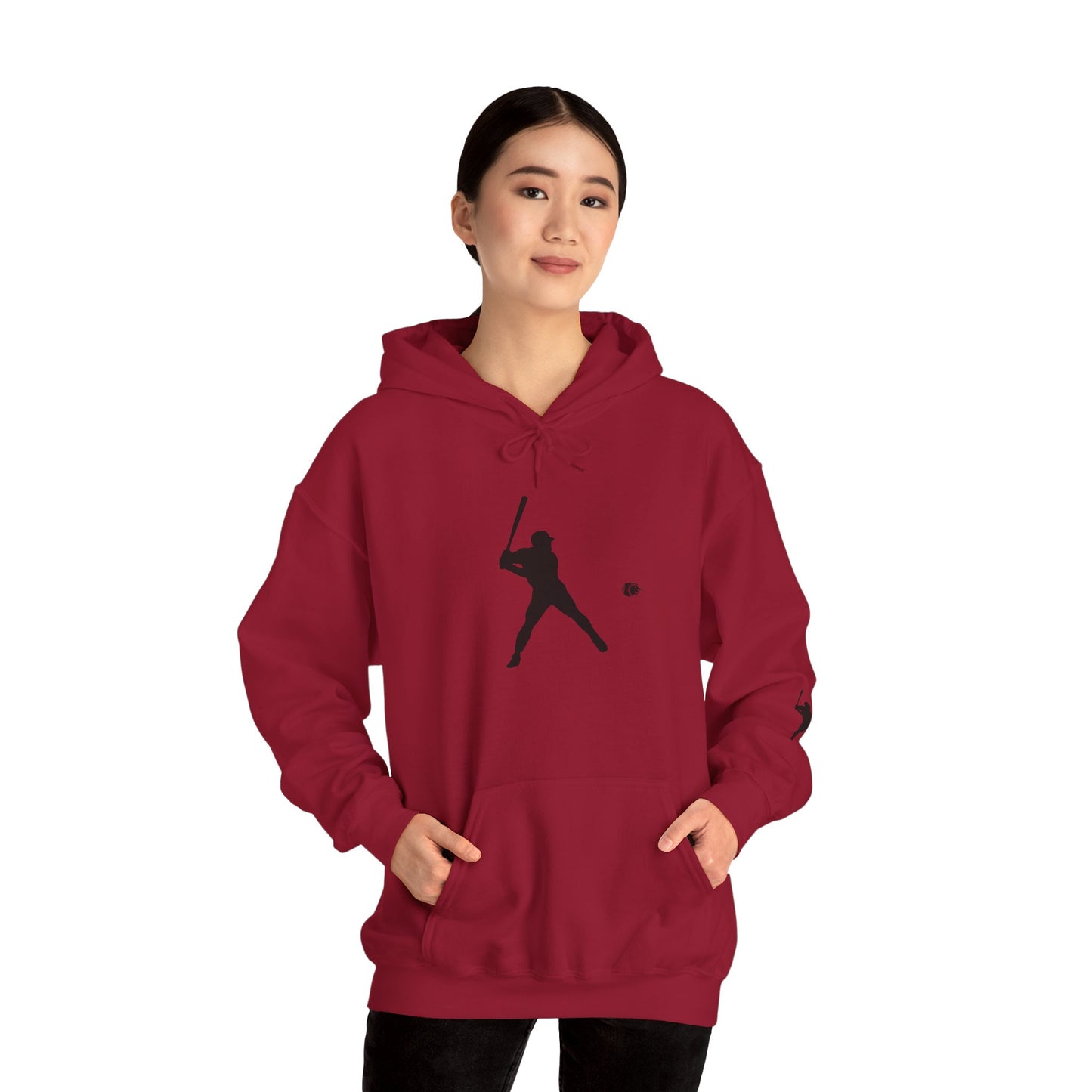 Baseball Themed Unisex Hoodie, Streetwear, Sports Fan Sweatshirt, Gift for Athletes, Casual Wear, Fall Fashion