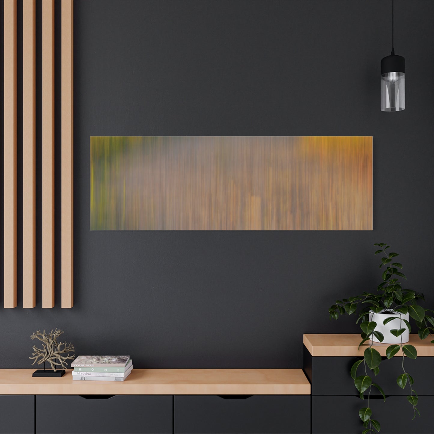 Abstract Landscape Canvas Art - 1.25" Stretched Wall Decor