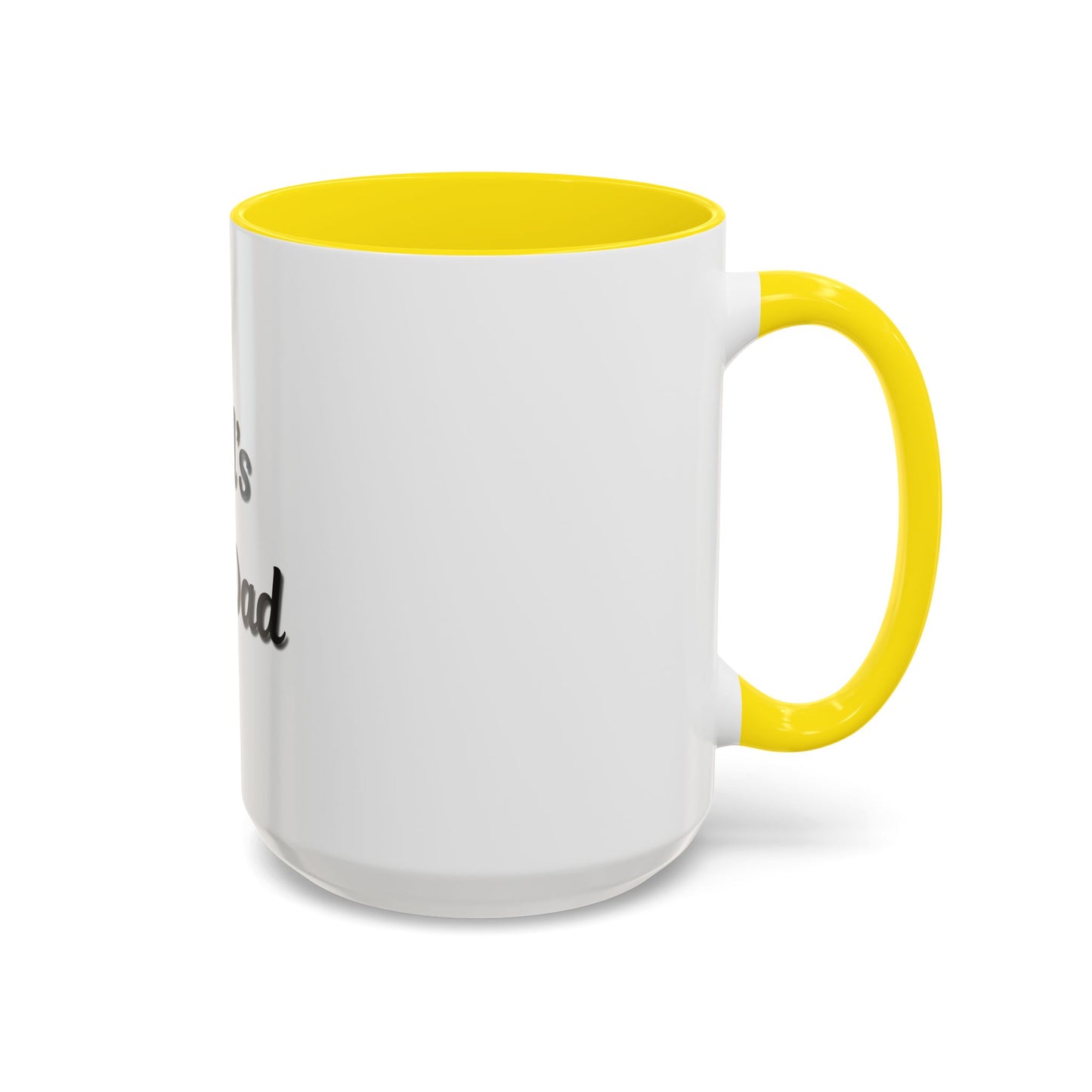 World's Best Dad Accent Coffee Mug - Perfect Gift for Father's Day