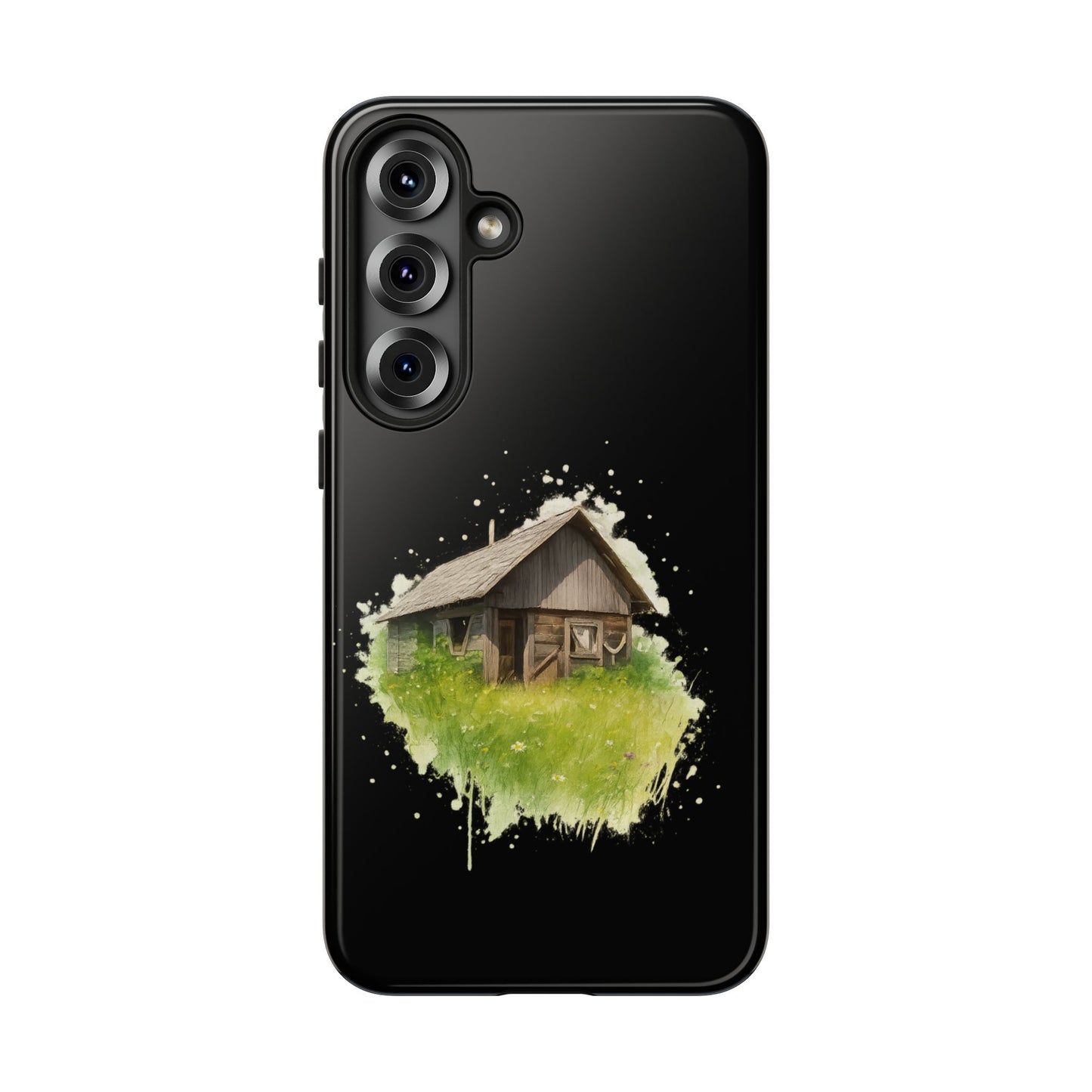 Rustic Farmhouse Phone Case, Cute Cottage Design, Tough Cases for Nature Lovers, Eco-Friendly Gift, Customizable Tech Accessories
