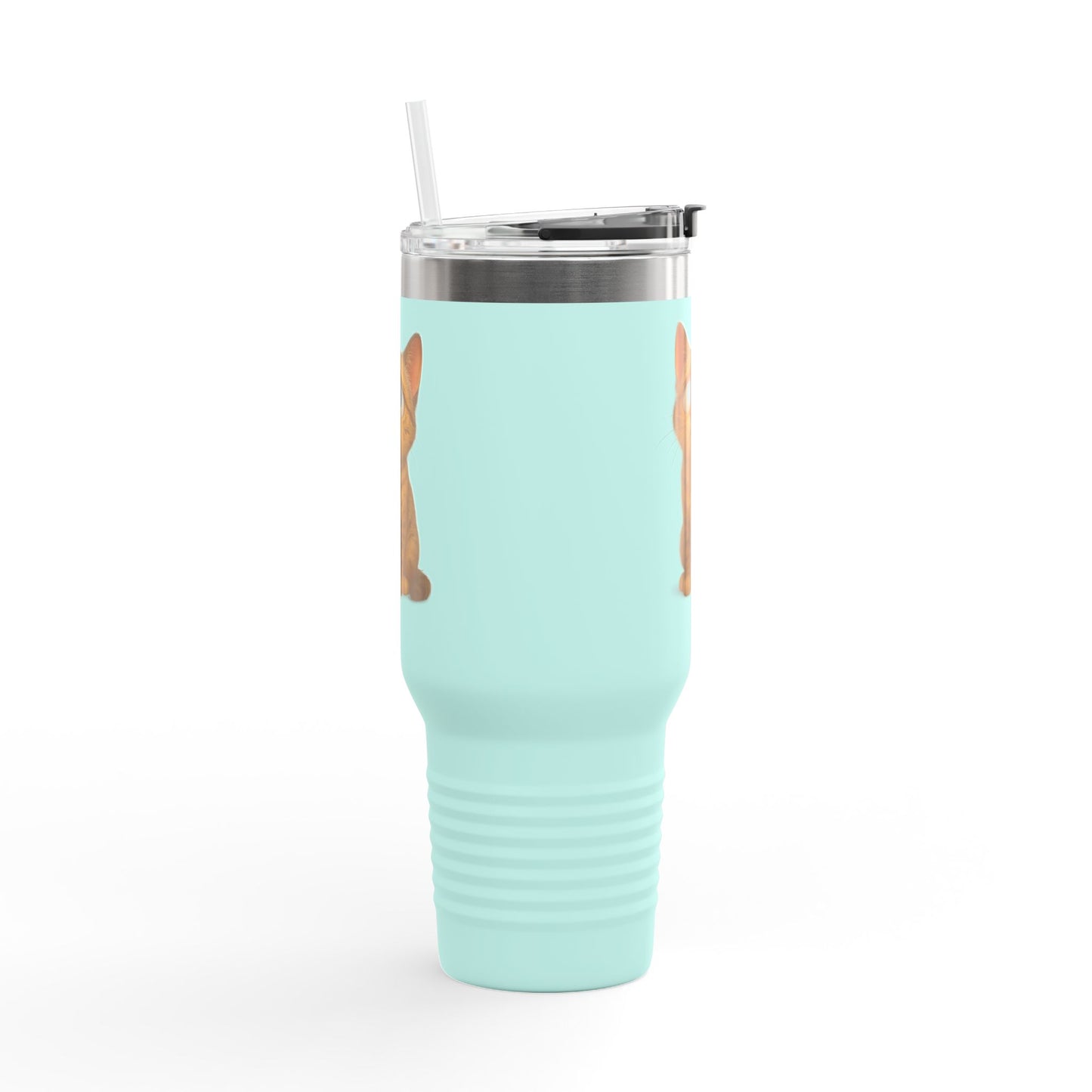 Cute Cat Insulated Travel Mug, 40oz - Perfect for Pet Lovers, Gifts for Cat Owners, Travel Accessories, Cute Drinkware, Animal Lovers